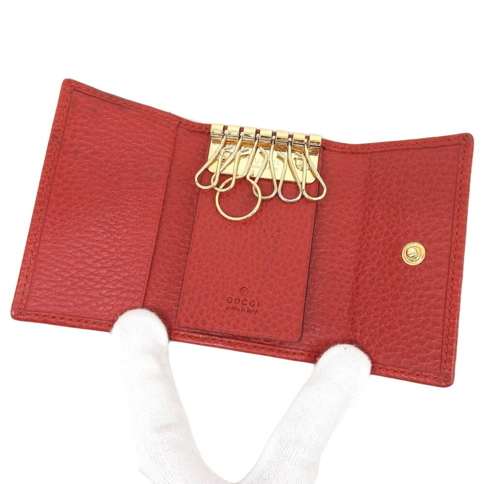 Keycase Leather Gucci - 3