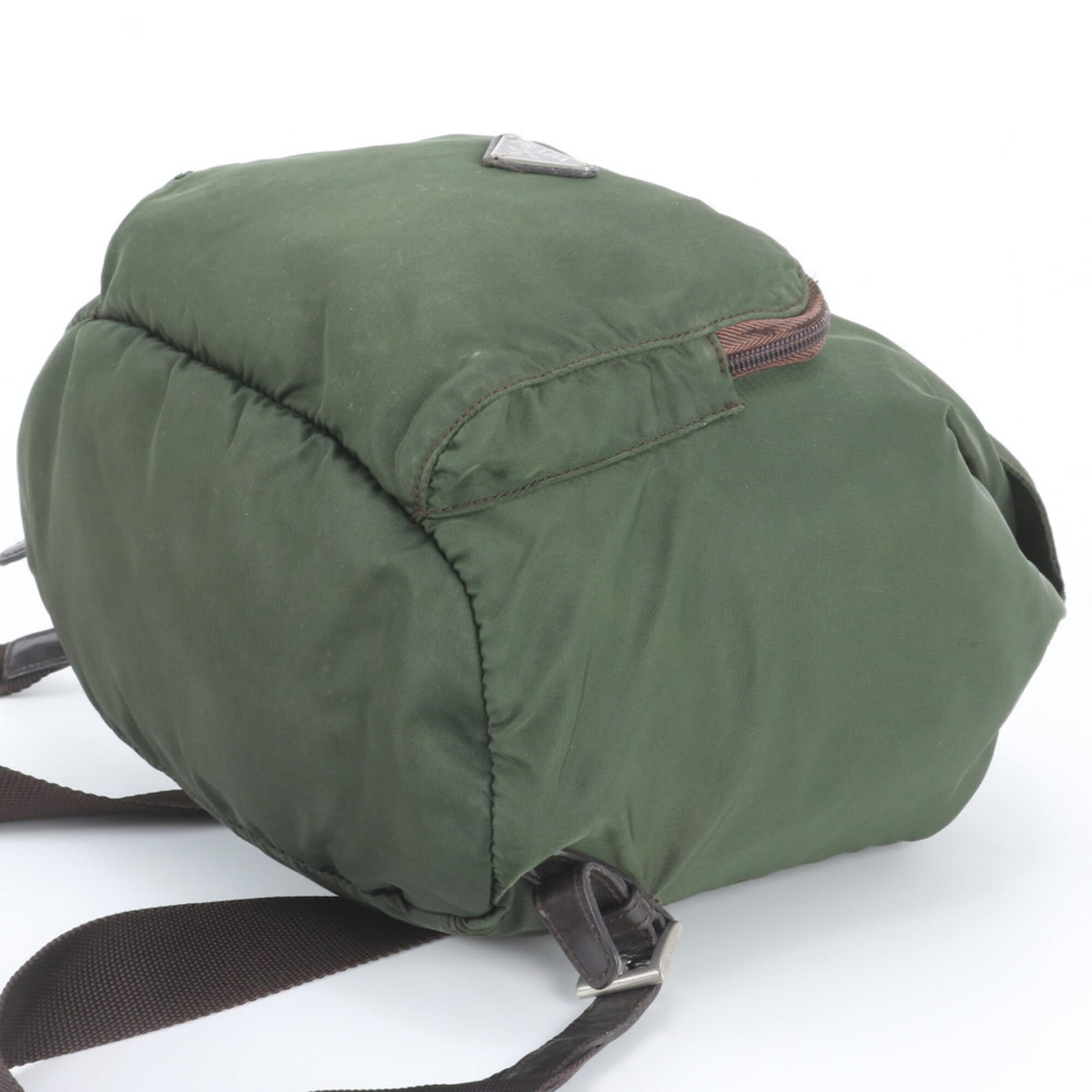 Backpack Nylon Leather Prada - 3