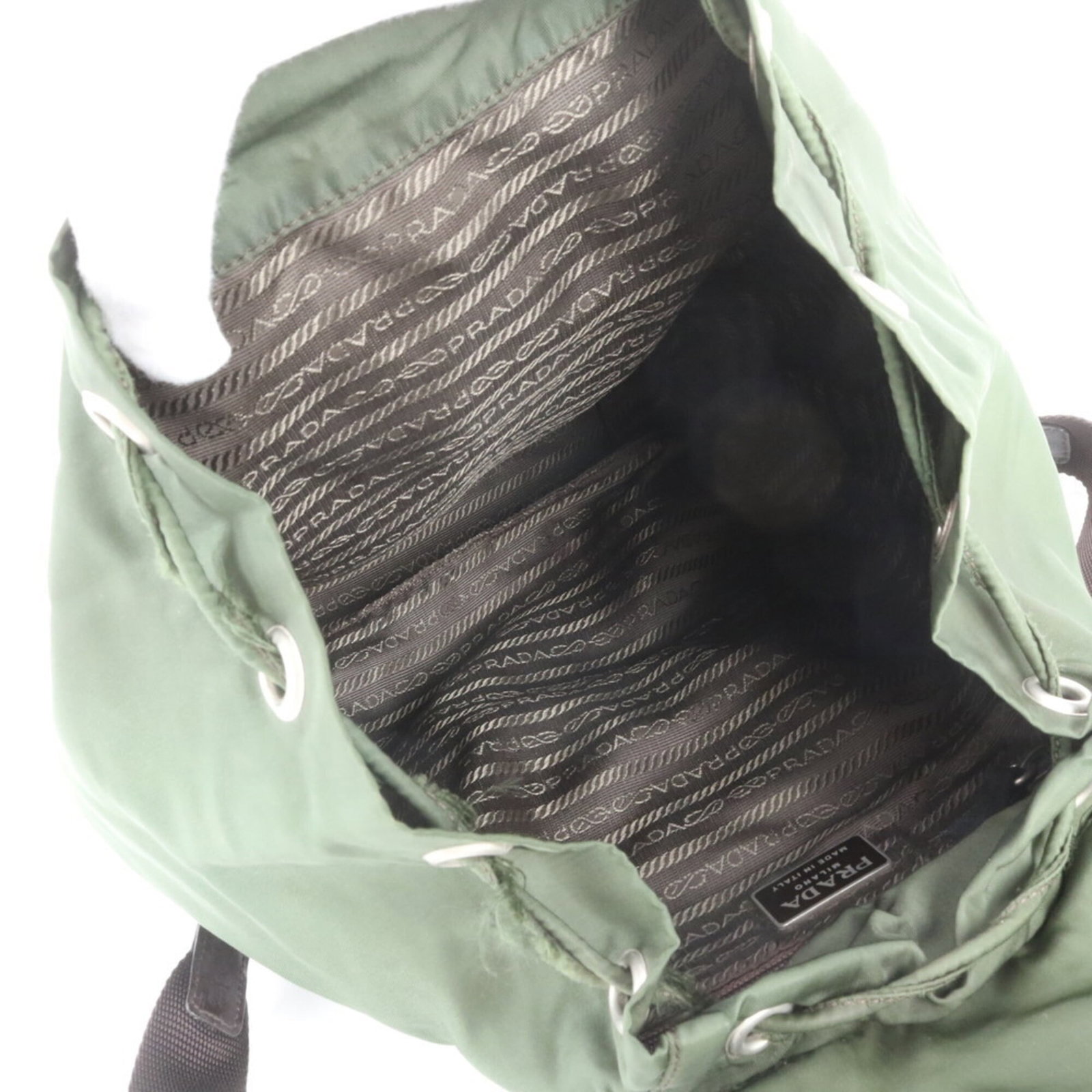 Backpack Nylon Leather Prada - 6