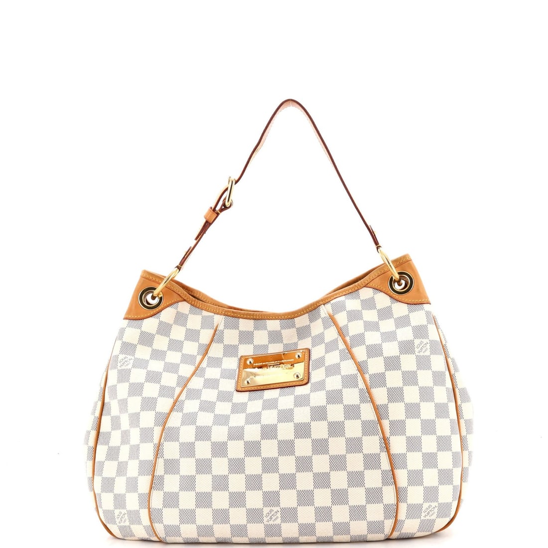 Handbag Louis Vuitton Damier Galliera PM: Handbag Louis Vuitton Damier Galliera PM The Louis Vuitton Damier Galliera PM Handbag is a stylish and iconic accessory, featuring a classic canvas coated exterior in white with a neutral interior.
