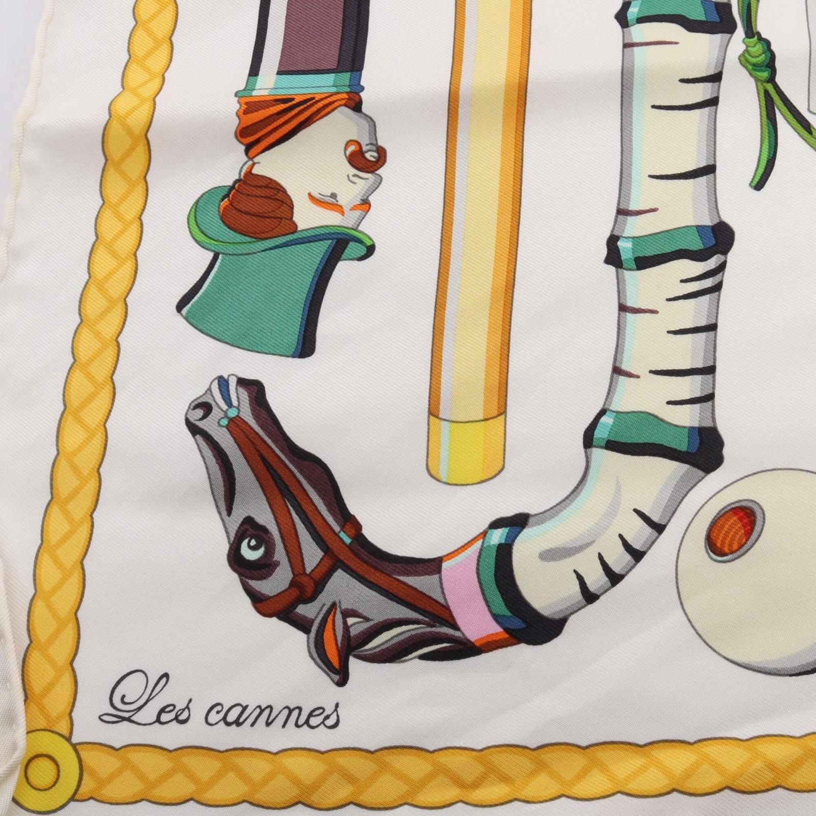 Silk Hermes Scarf - 6