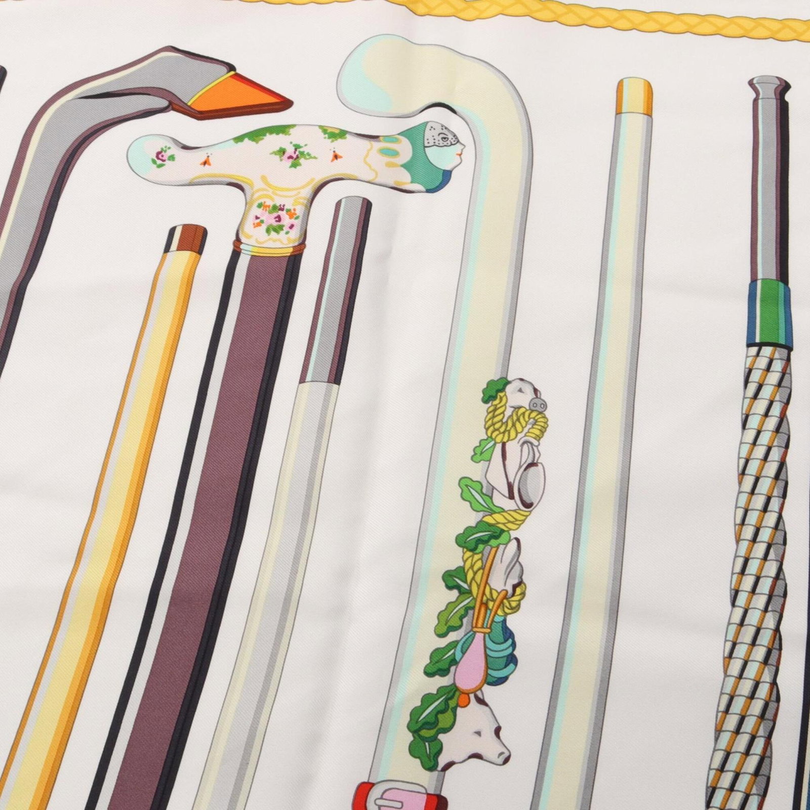 Silk Hermes Scarf - 7