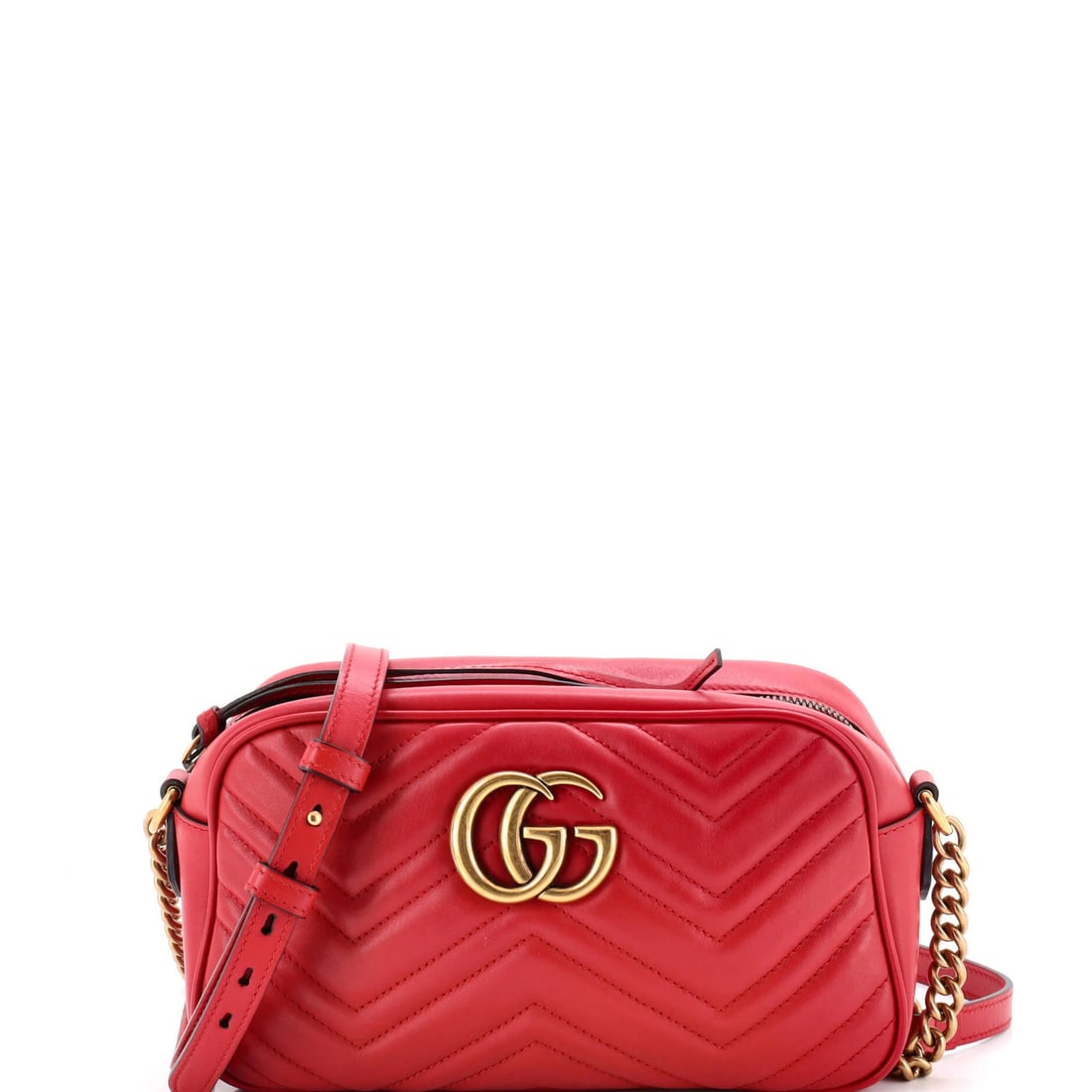 Gucci GG Marmont Shoulder Bag Matelasse Leather Small: Gucci GG Marmont Shoulder Bag Matelasse Leather Small Gucci GG Marmont Shoulder Bag Matelasse Leather Small, a vibrant red cross body bag with a sleek design, features a 5" height and 9.5" width, maki