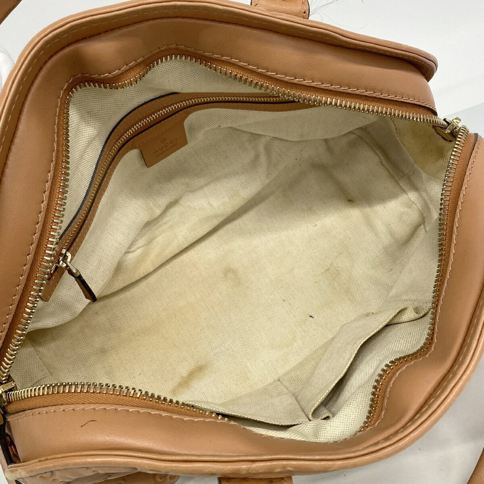 Handbag Leather Gucci - 4