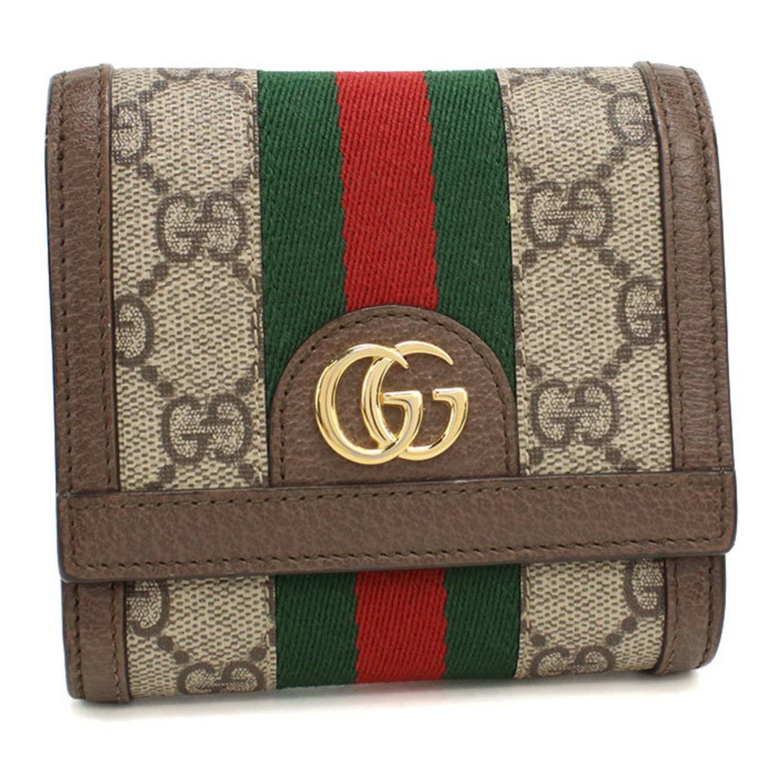 Gg Supreme Gg Bi Fold Wallet: Gg Supreme Gg Bi Fold Wallet The Gucci Country of Origin: Italy MPN: 598662 GG Supreme bi-fold wallet boasts a classic design with a timeless beige color, perfectly complemented by the iconic GG
