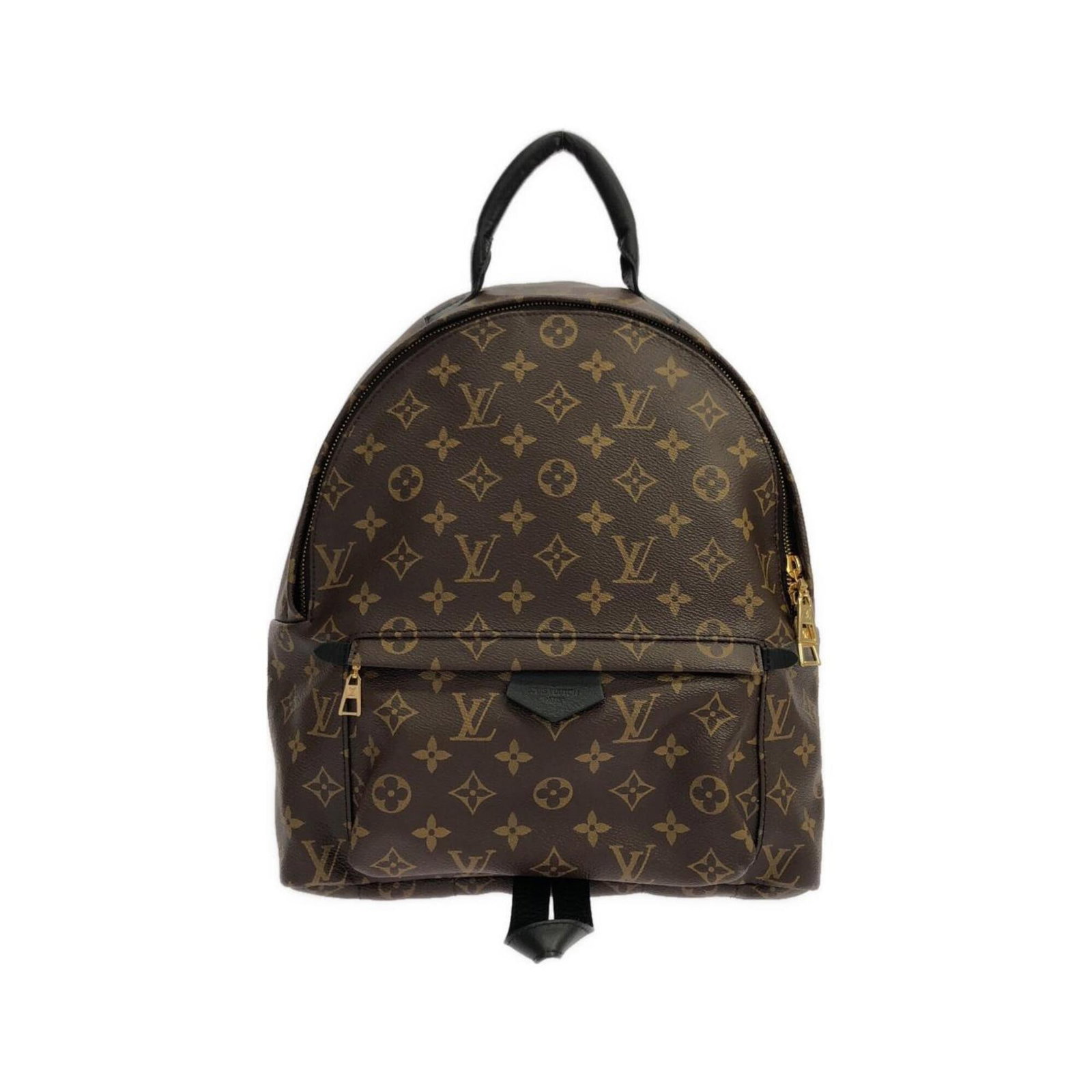 Backpack Coated Canvas Louis Vuitton: Backpack Coated Canvas Louis Vuitton Coated canvas backpack with gold hardware, featuring a classic Louis Vuitton design. Made from high-quality material, this backpack measures 34cm x 28cm x 10cm