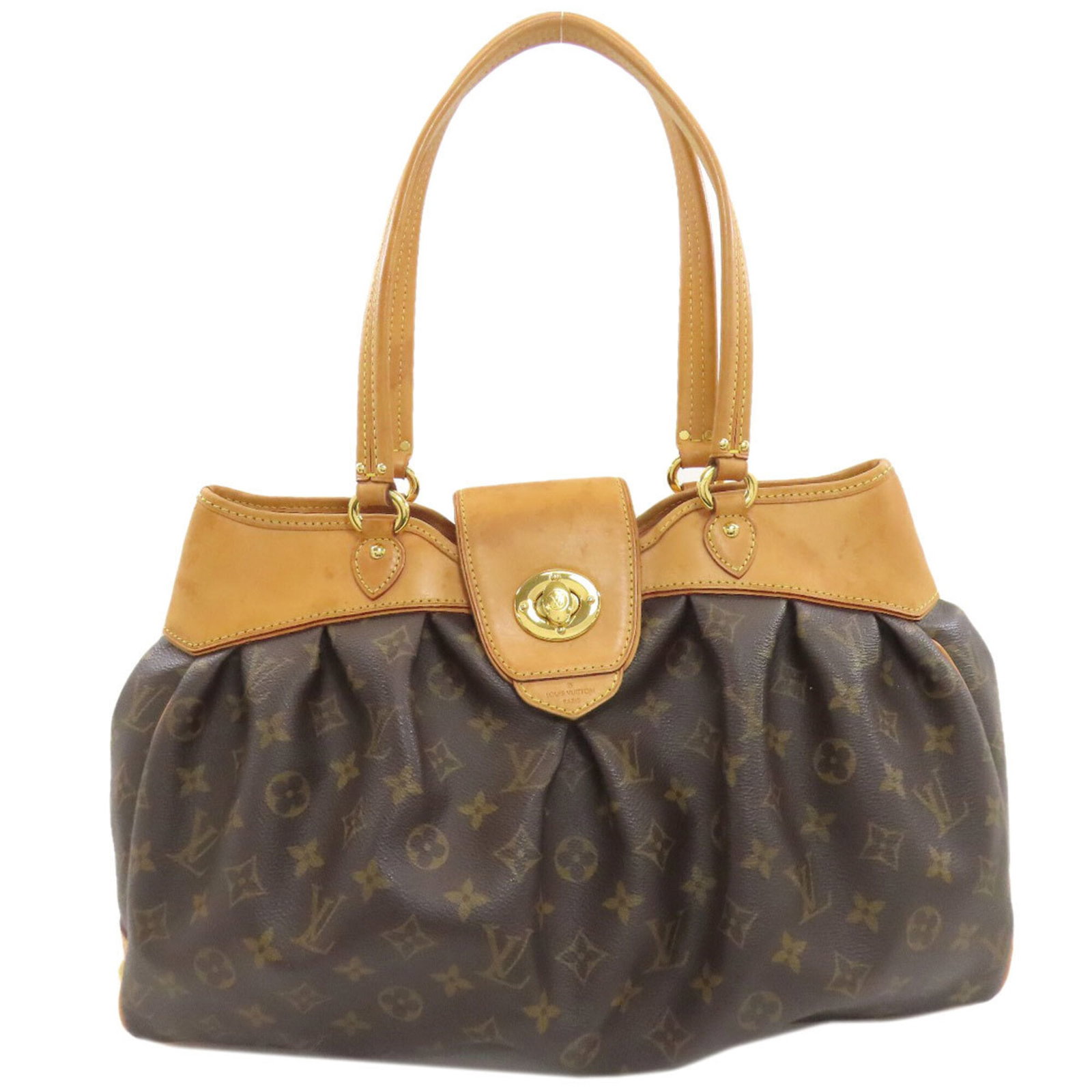 Monogram Canvas Louis Vuitton Tote: Monogram Canvas Louis Vuitton Tote Monogram Canvas Louis Vuitton Tote in Brown features a classic design with a timeless brown monogram canvas material, showcasing the iconic brand's signature style.