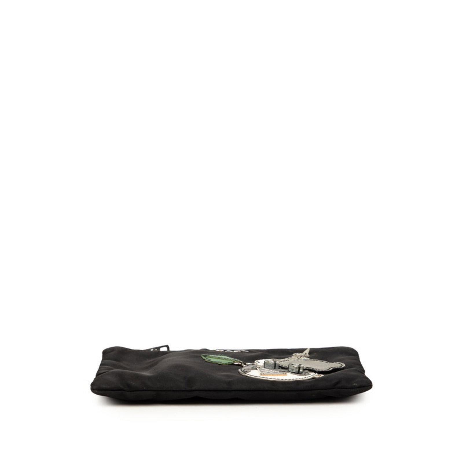 Pouch Handbag Nylon Leather - 3