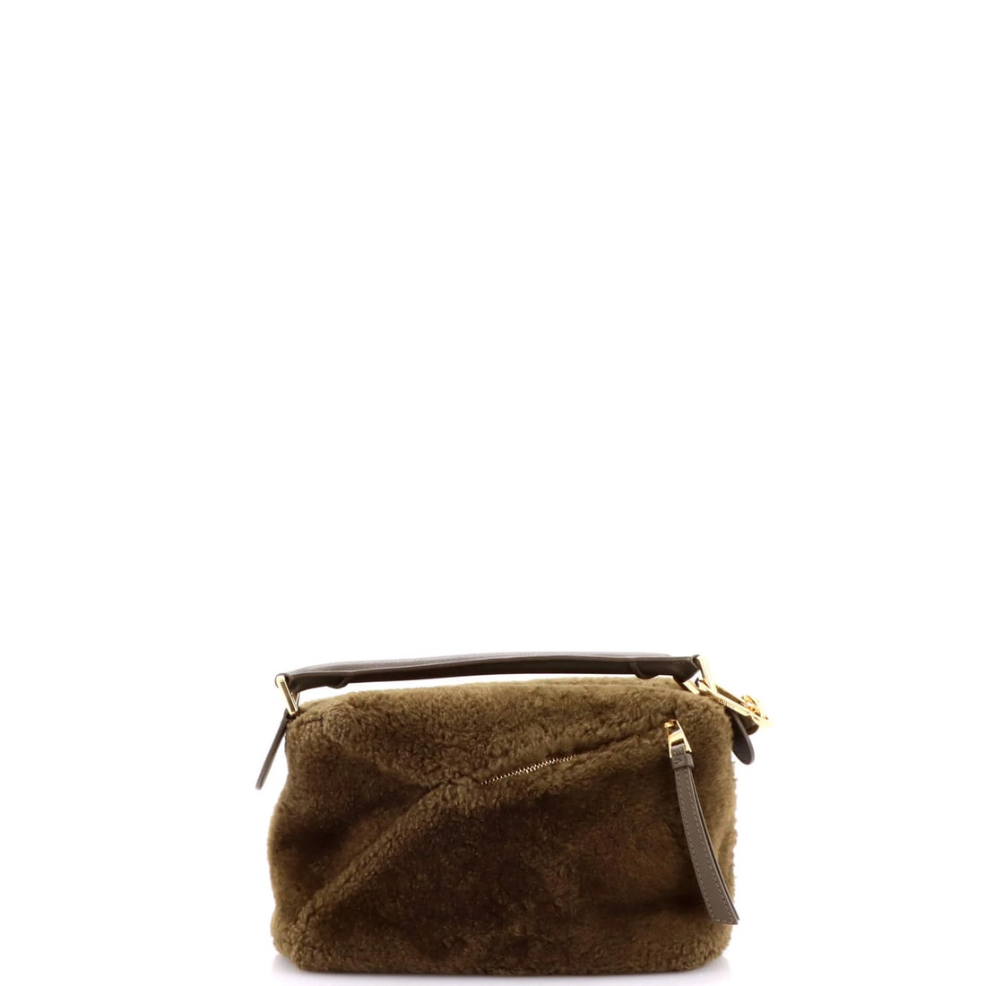Shearling Puzzle Small Loewe Bag - 3