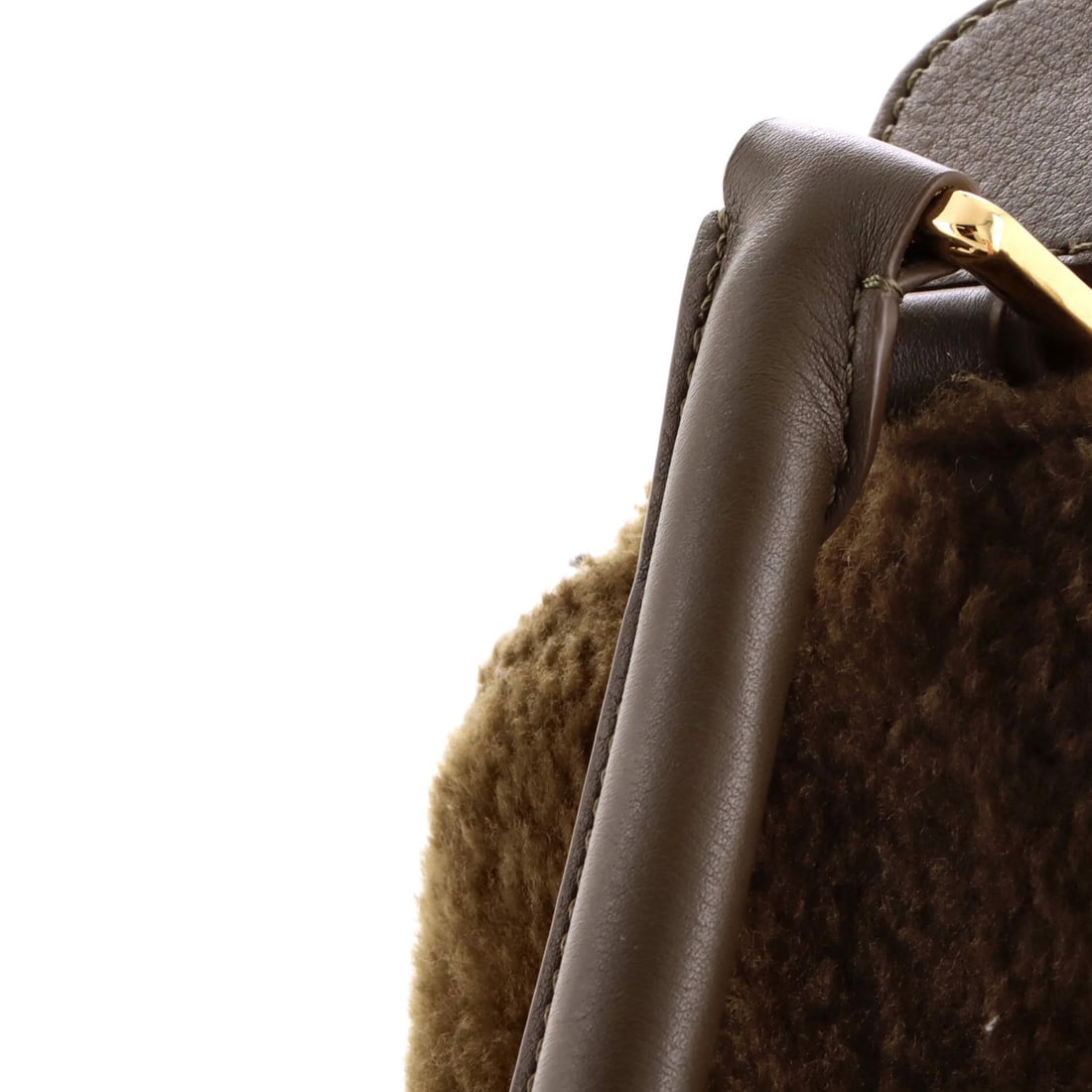Shearling Puzzle Small Loewe Bag - 7