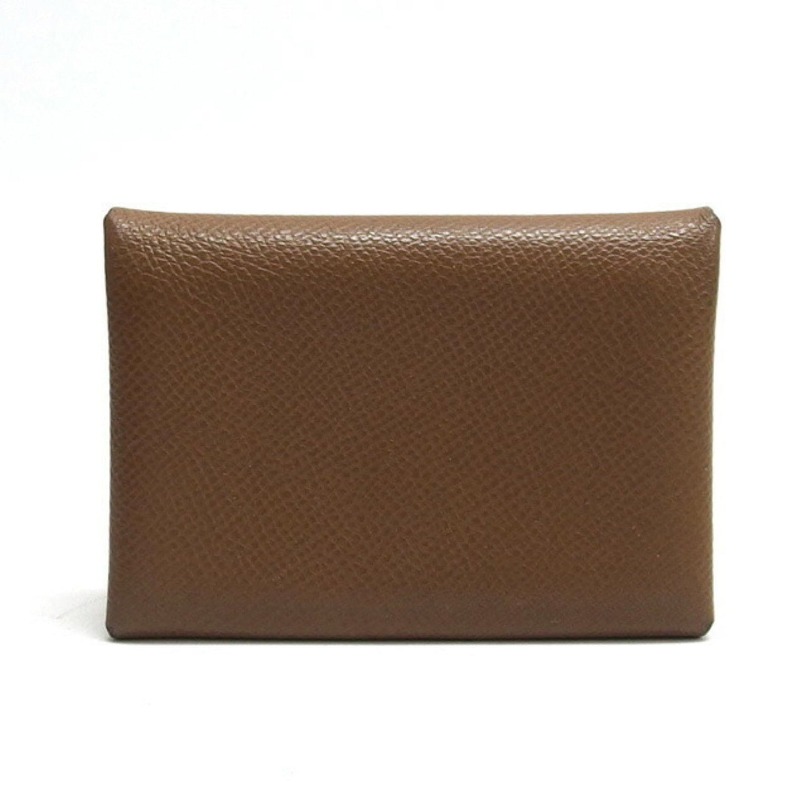 Hermes Coin Purse/ Coin Case Epsom Leather: Hermes Coin Purse/ Coin Case Epsom Leather Epsom leather craftsmanship is evident in this classic Hermes coin purse, featuring a timeless brown and marron color combination. The coin closure adds a