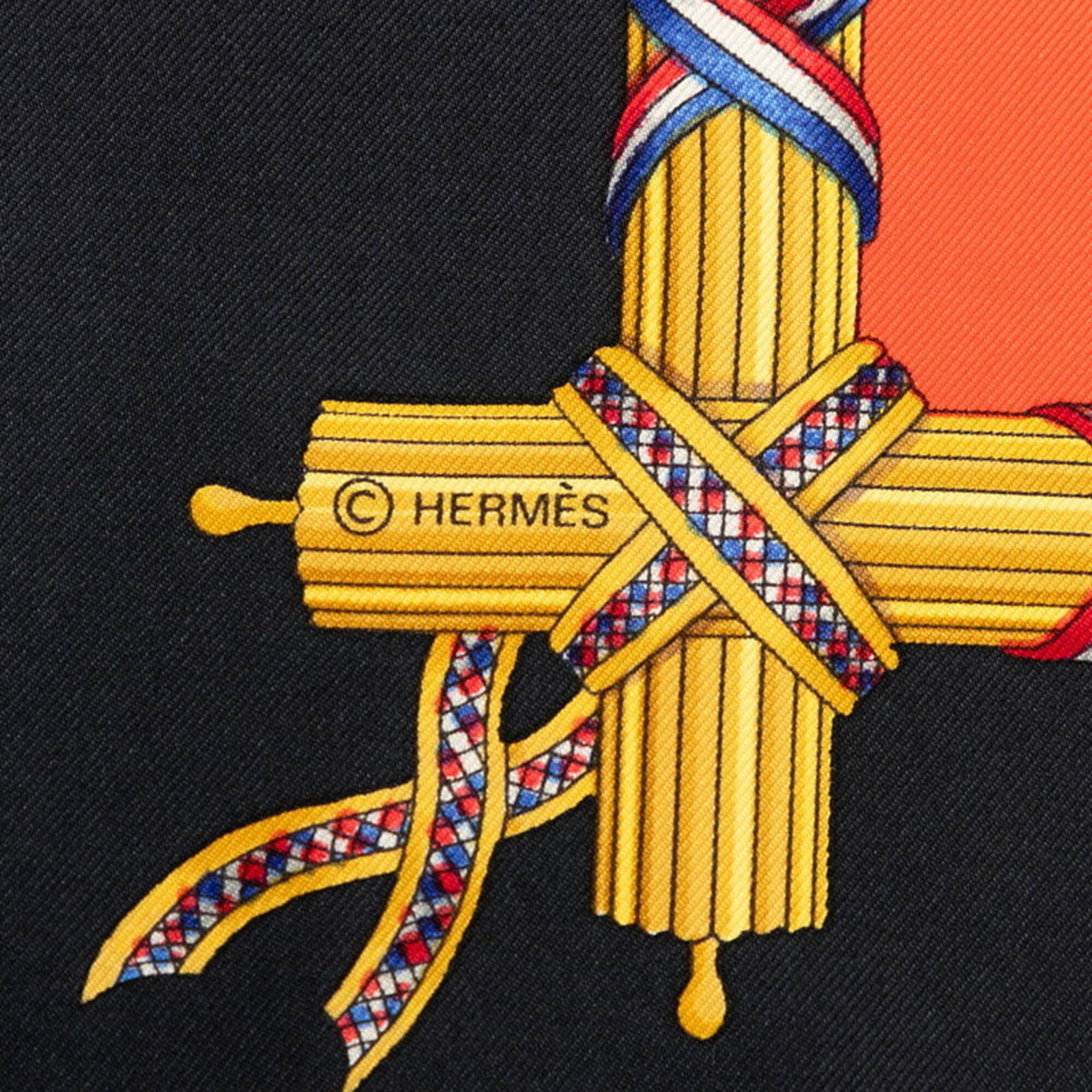 Silk Hermes Scarf - 4