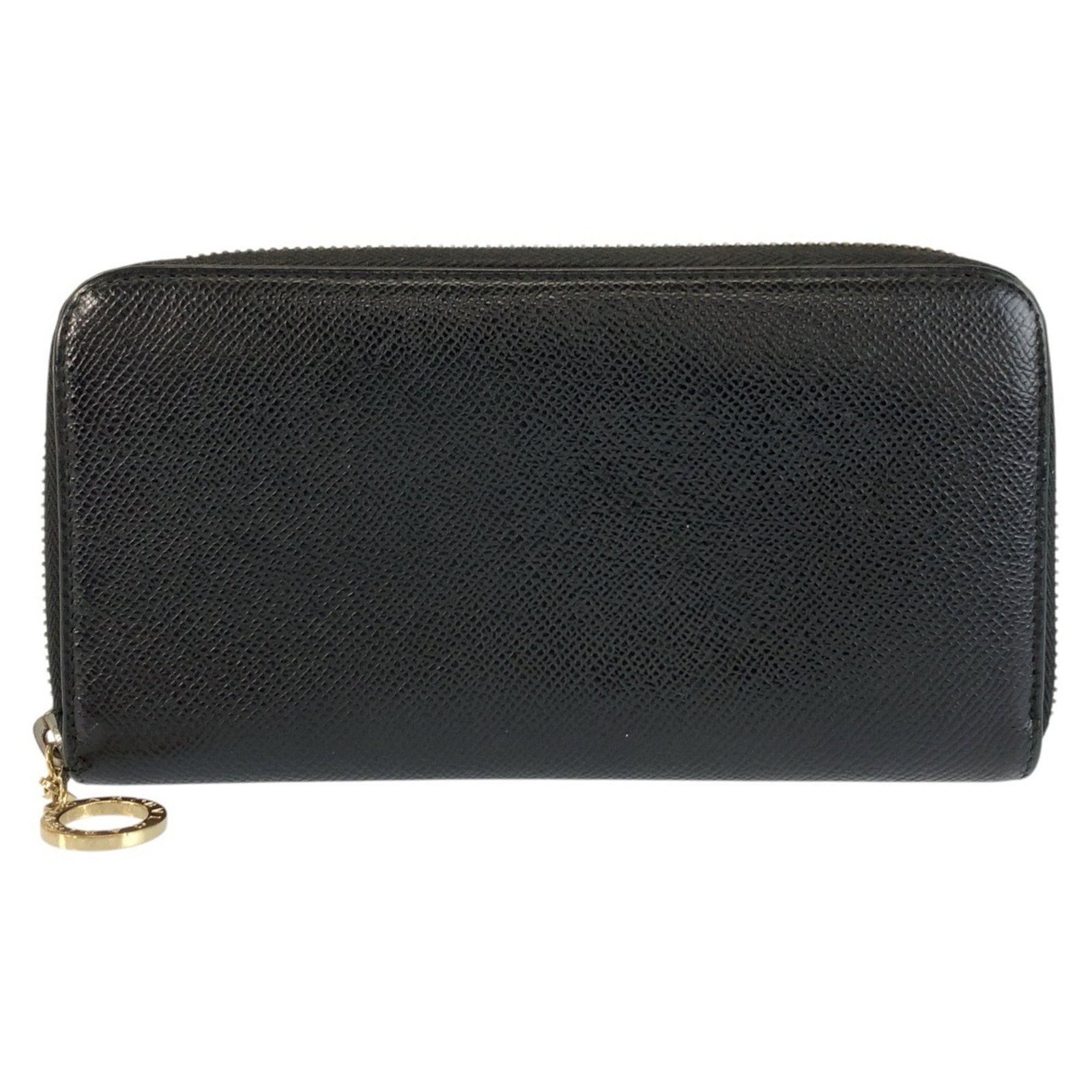 Bvlgari Long Wallet (Bi-Fold) Leather: Bvlgari Long Wallet (Bi-Fold) Leather Bvlgari's sleek bi-fold design makes this long wallet a stylish addition to any man's accessories. Crafted from high-quality leather, its classic black color