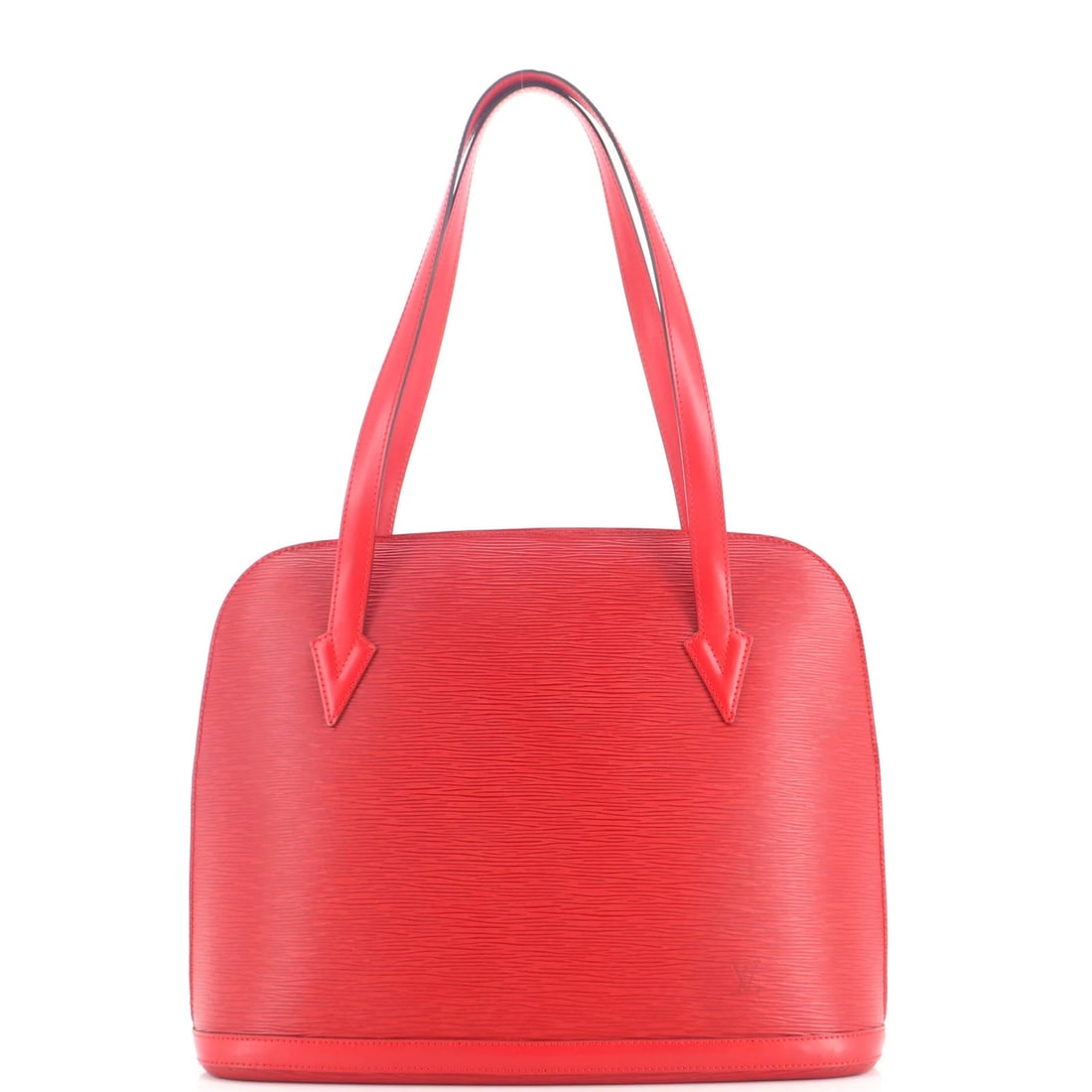 Louis Vuitton Lussac Handbag Epi Leather: Louis Vuitton Lussac Handbag Epi Leather The Louis Vuitton Lussac Handbag Epi Leather is a stunning red shoulder bag featuring Epi leather exterior and a gold-tone hardware. With its classic design an