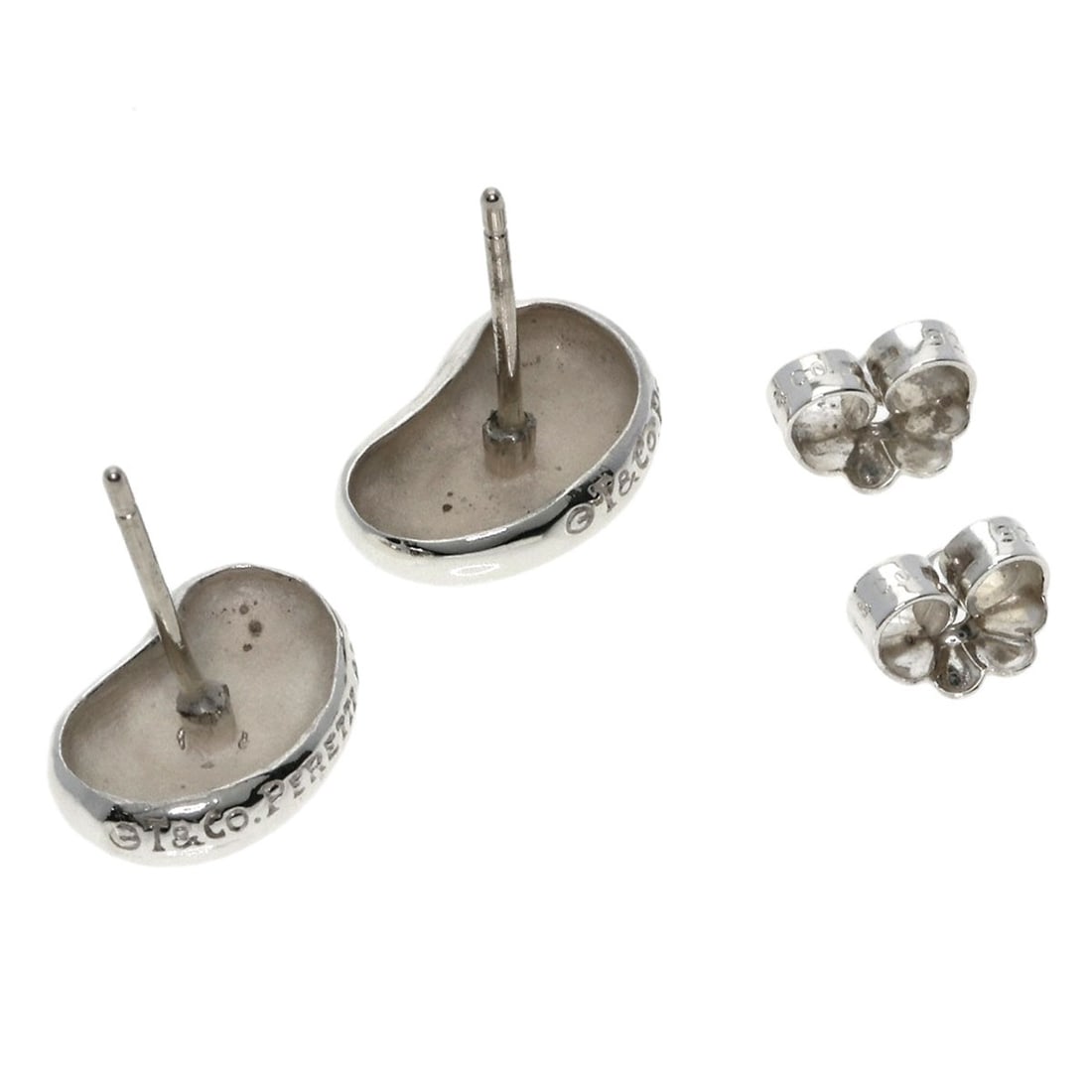 Silver Tiffany Bean Earring - 2