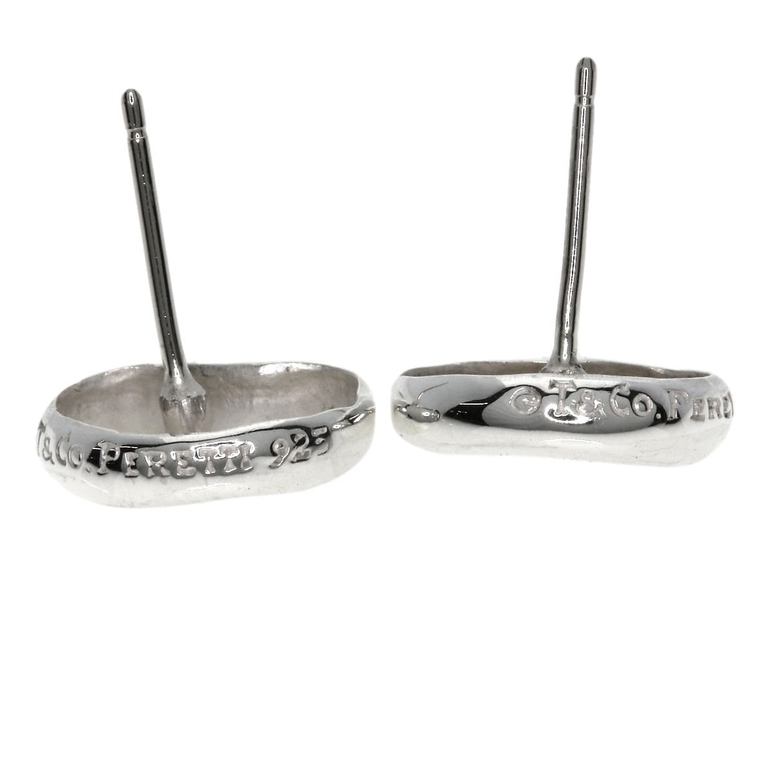 Silver Tiffany Bean Earring - 4