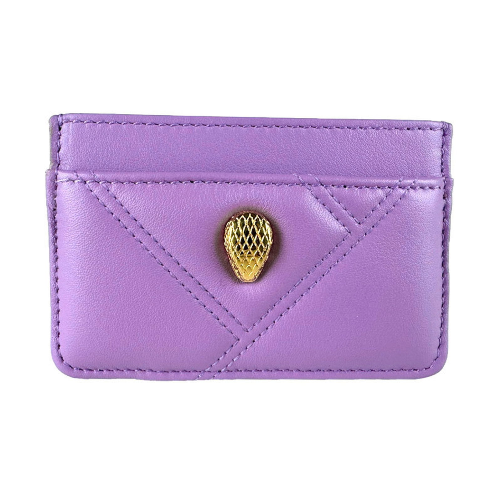 Bvlgari Card Case Leather: Bvlgari Card Case Leather Bvlgari Card Case Leather is a stylish purple leather card case from Italy, measuring 7cm x 11cm x 1cm. Made from high-quality leather, this compact case is designed to hold