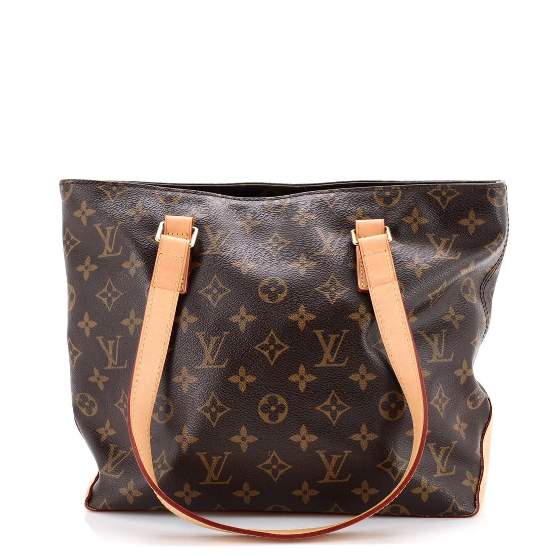 Cabas Louis Vuitton Monogram Canvas Piano: Cabas Louis Vuitton Monogram Canvas Piano Cabas Louis Vuitton Monogram Canvas Piano in Brown. This Louis Vuitton Cabas Piano bag features a classic design with a brown canvas exterior and gold