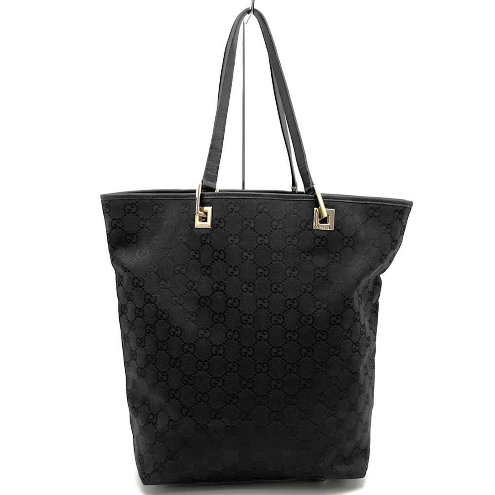Shoulder Bag Tote Bag Gg Canvas Handbag: Shoulder Bag Tote Bag Gg Canvas Handbag Black GG canvas tote bag with a classic design, measuring 29cm x 35cm x 12cm. This shoulder bag features the iconic Gucci logo and is made from high-quality can
