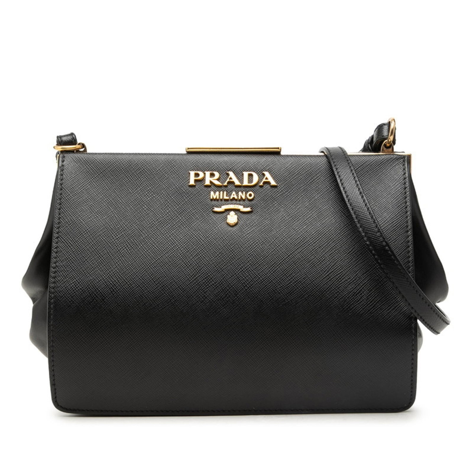Saffiano Leather Prada Triangle Shoulder Bag (1 of 5)