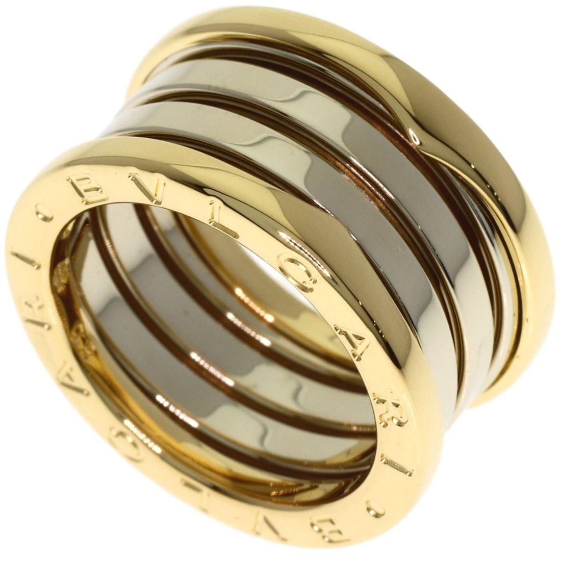 Bvlgari B.Zero1 4-Band Ginza Limited Edition #50 Ring K18 Yellow Gold K18: Bvlgari B.Zero1 4-Band Ginza Limited Edition #50 Ring K18 Yellow Gold K18 K18 Yellow Gold K18 Bvlgari B.Zero1 4-Band Ginza Limited Edition #50 Ring is a stunning piece of jewelry, featuring a 4-band d