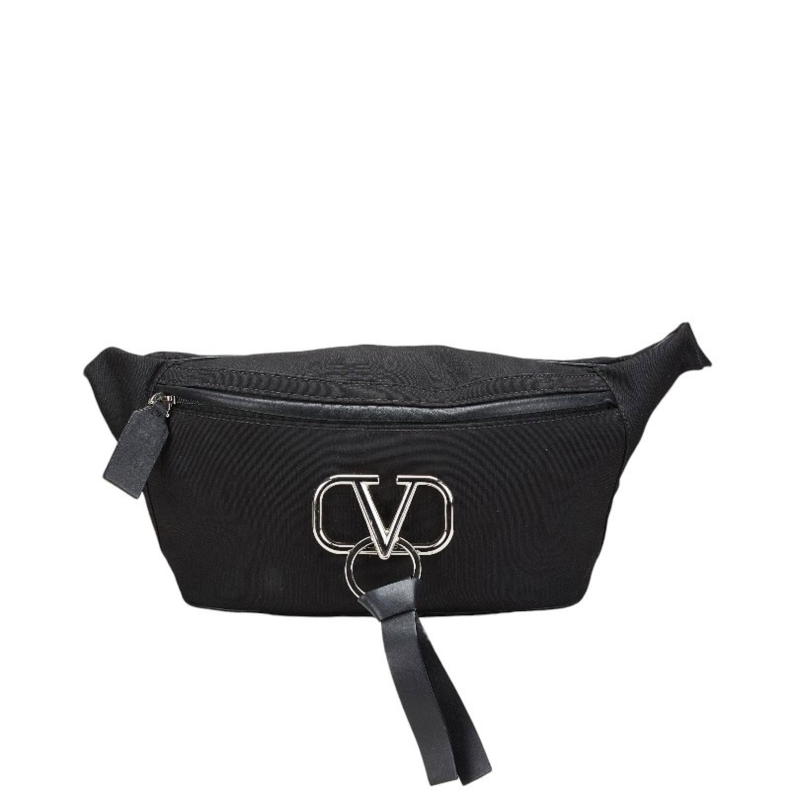 Canvas Leather Valentino Bag Shoulder: Canvas Leather Valentino Bag Shoulder Canvas Leather Valentino Bag Shoulder - A sleek and sophisticated shoulder bag made from canvas and leather, featuring a timeless black design that exudes eleganc