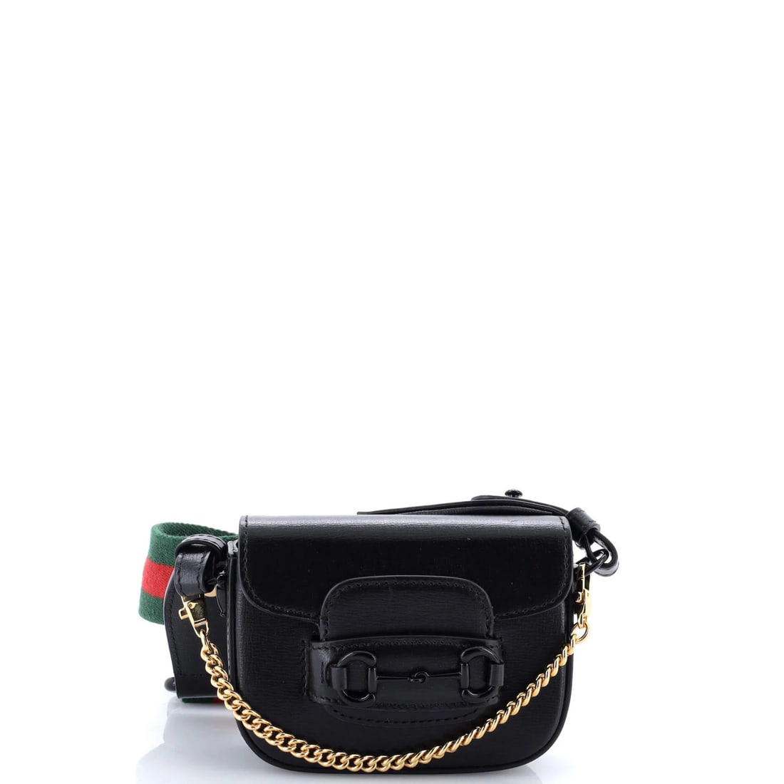 Horsebit Wallet Strap Leather with Gucci 1955 Flap (1 of 5)
