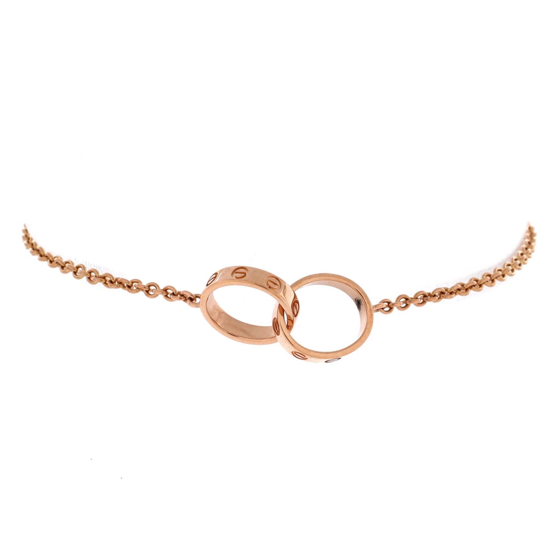 Cartier Love Interlocking Bracelet 18K Rose Gold (1 of 3)
