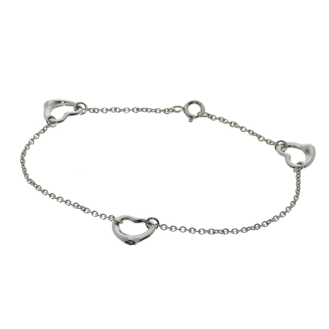 Open Heart Bracelet by Tiffany and Co Silver: Open Heart Bracelet by Tiffany and Co Silver Silver Open Heart Bracelet by Tiffany and Co. Item Specifics: Brand: TIFFANY&Co. Style: Bracelet Material: Silver Color: Silver Metal: SV Main Stone: No st
