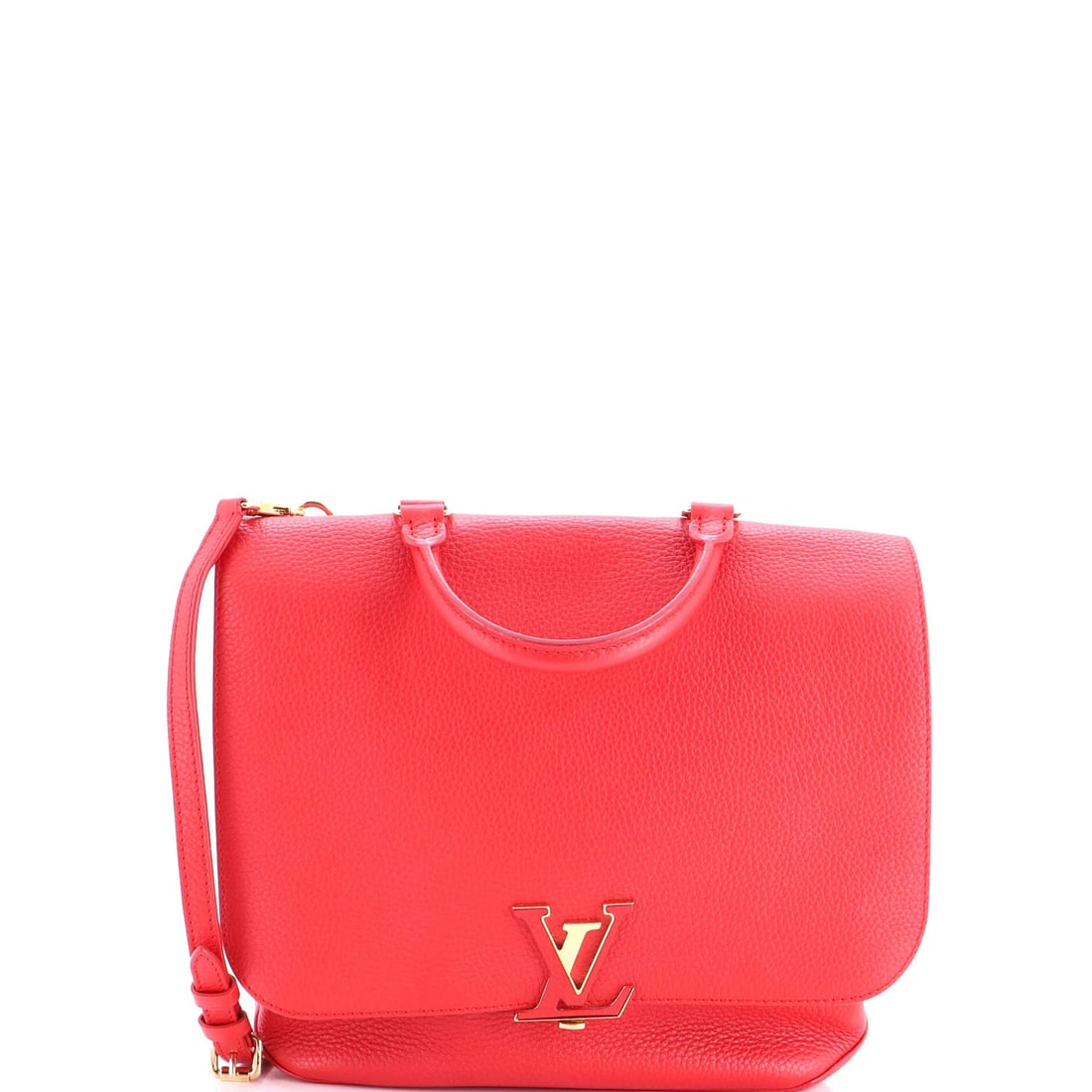 Louis Vuitton Volta Handbag Leather: Louis Vuitton Volta Handbag Leather The Louis Vuitton Volta Handbag Leather is a stunning red leather top handle bag with a neutral interior and gold hardware. Noted for its classic Volta design,