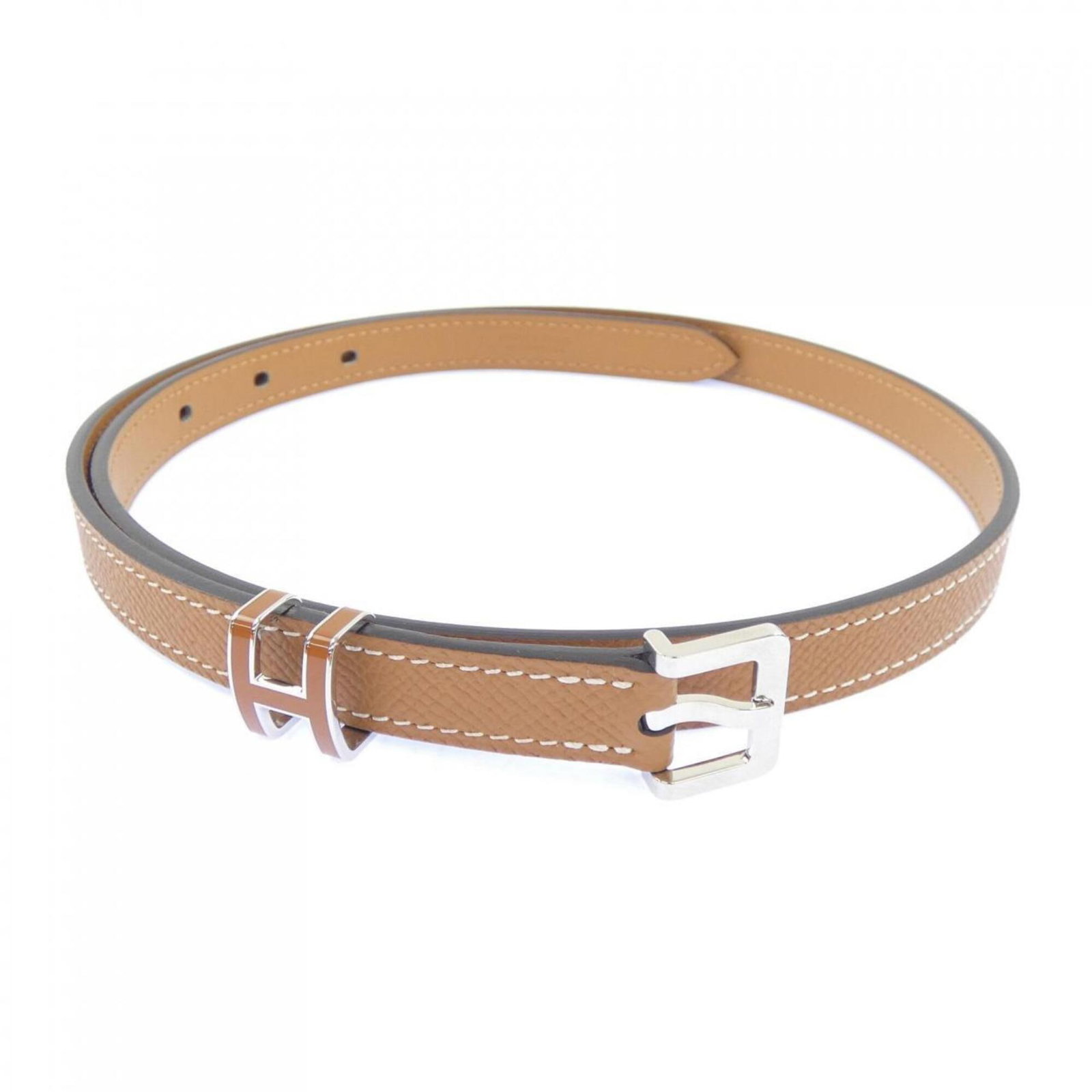 Hermes Standard Belt: Hermes Standard Belt The Hermes Standard Belt is a classic design featuring a rich brown color and sleek 1.5cm width. Available in lengths of 67cm to 72cm, this belt is a versatile accessory for
