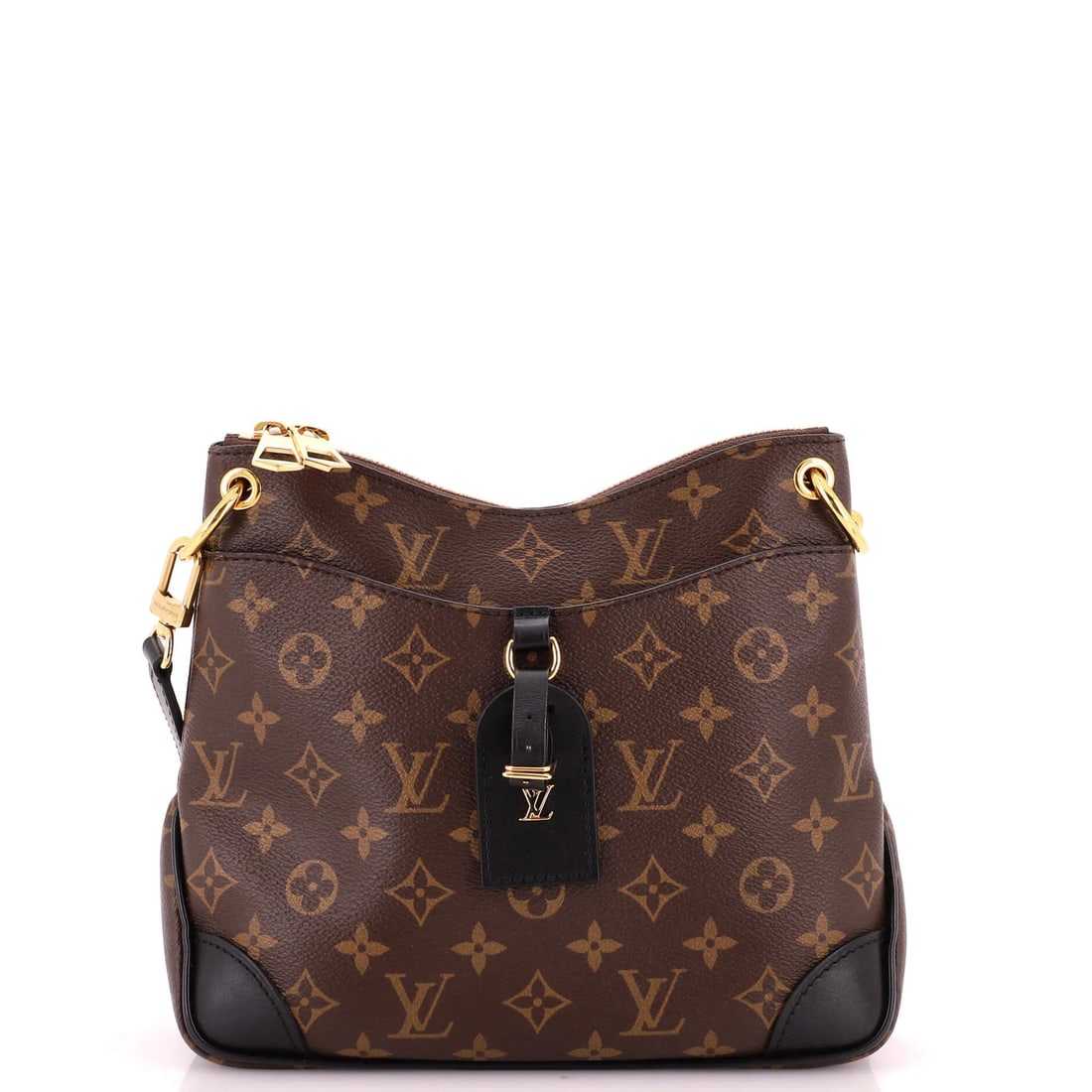 Odeon Handbag Monogram Canvas Louis Vuitton NM PM: Odeon Handbag Monogram Canvas Louis Vuitton NM PM The Odeon Handbag Monogram Canvas Louis Vuitton NM PM is a stylish cross body bag featuring a classic brown canvas exterior with gold hardware.