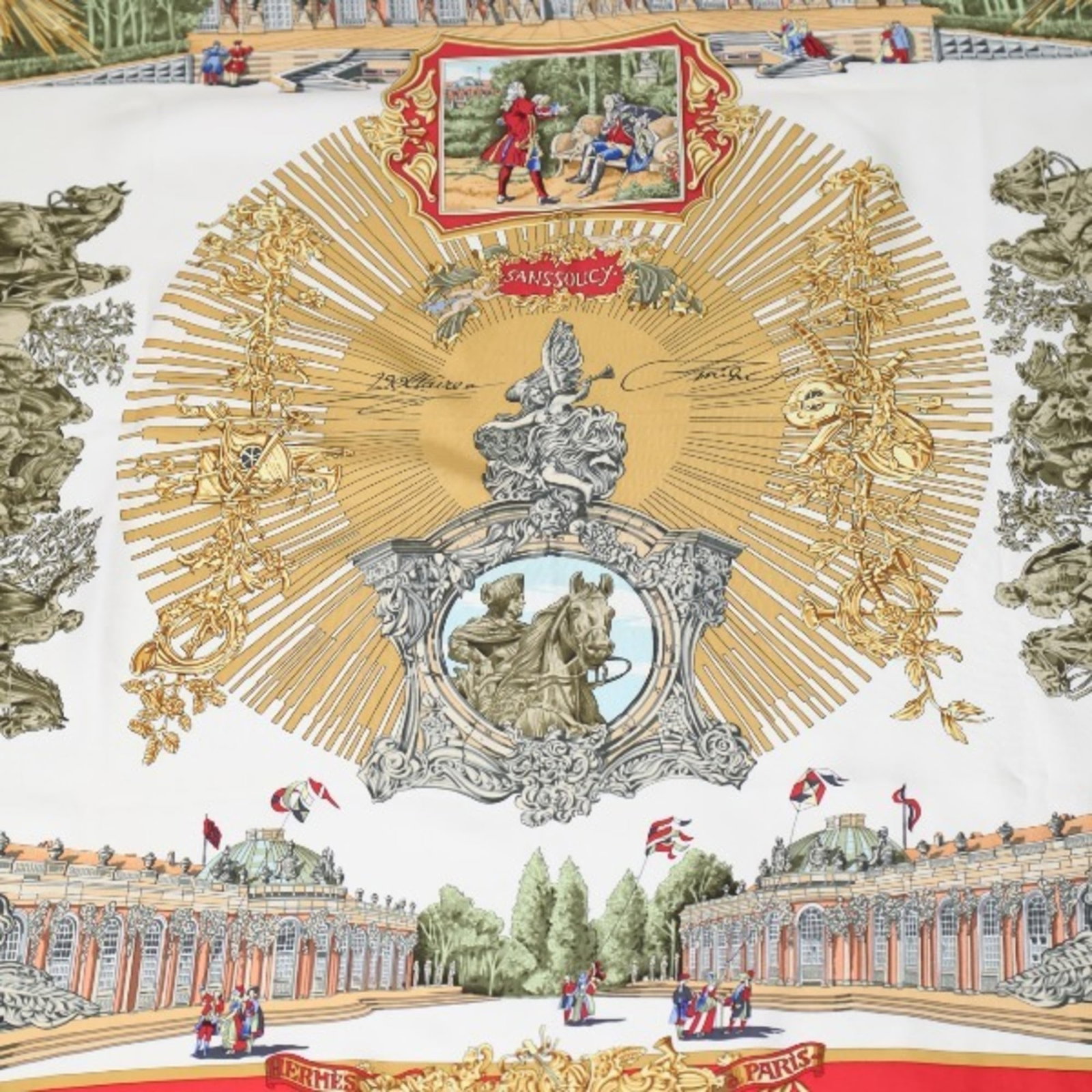 Silk Hermes Scarf - 2