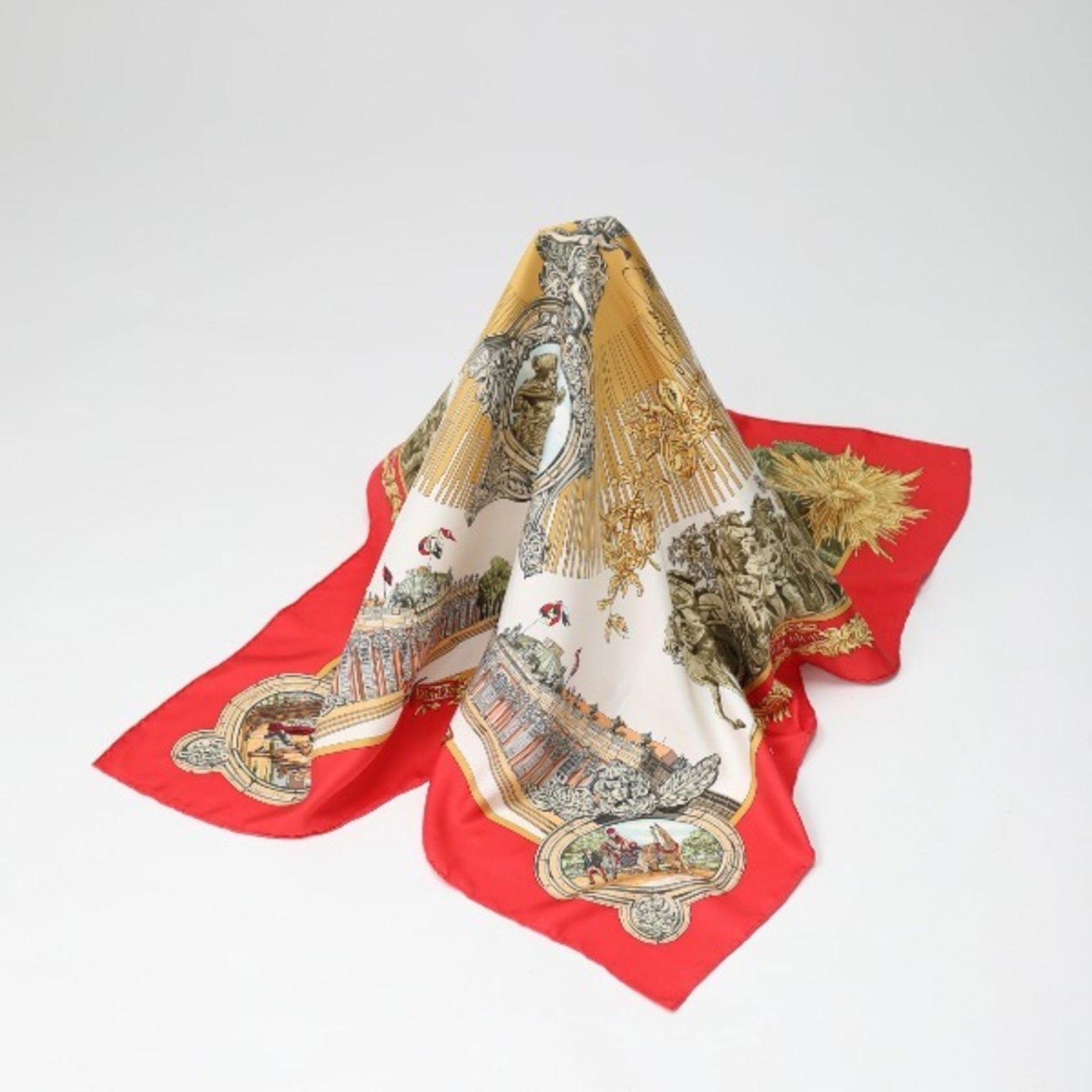 Silk Hermes Scarf - 4