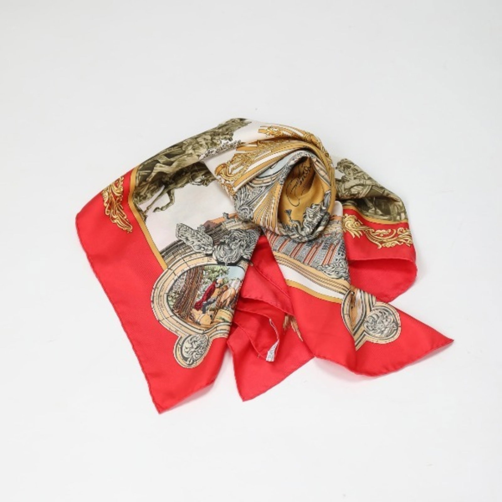 Silk Hermes Scarf - 5