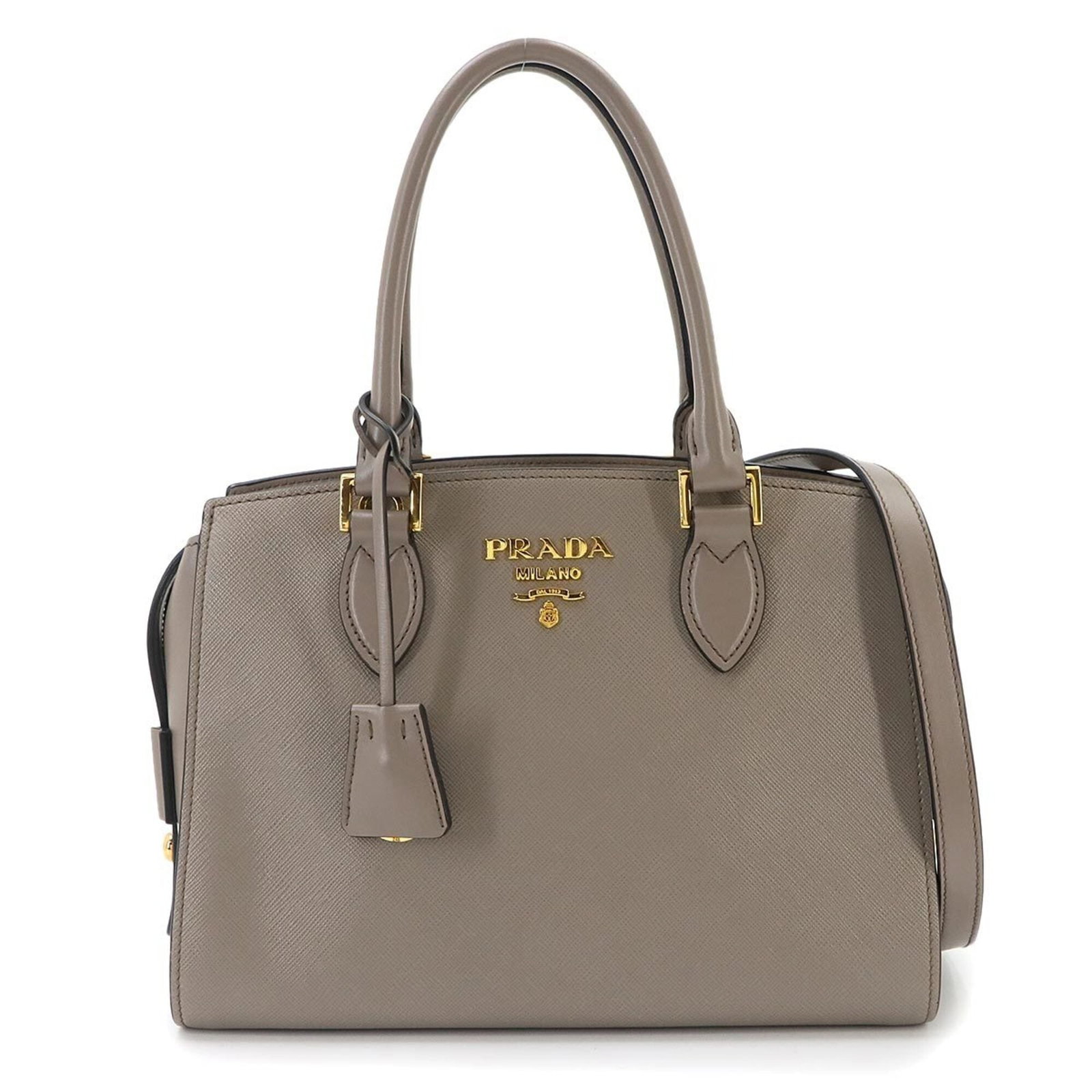 Saffiano Metal Handbag Bag Shoulder Prada: Saffiano Metal Handbag Bag Shoulder Prada Saffiano Metal Handbag Bag Shoulder Prada is made from Saffiano Metal, a durable and premium material. The bag measures 19cm x 26cm x 13.5cm and features a