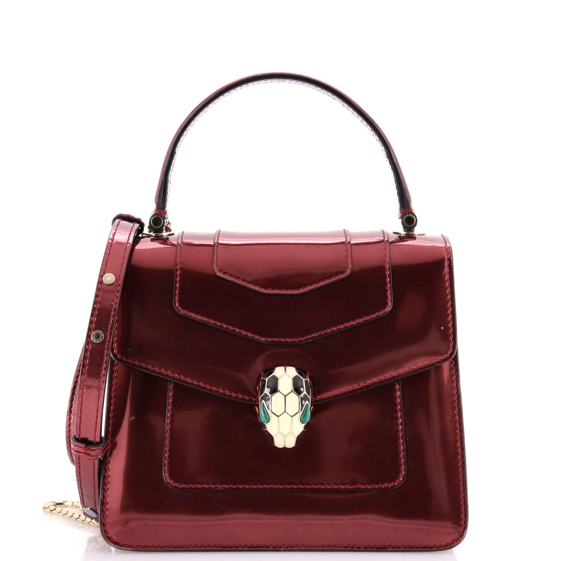 Bag Leather Small Handle Forever Top Serpenti Bvlgari (1 of 7)