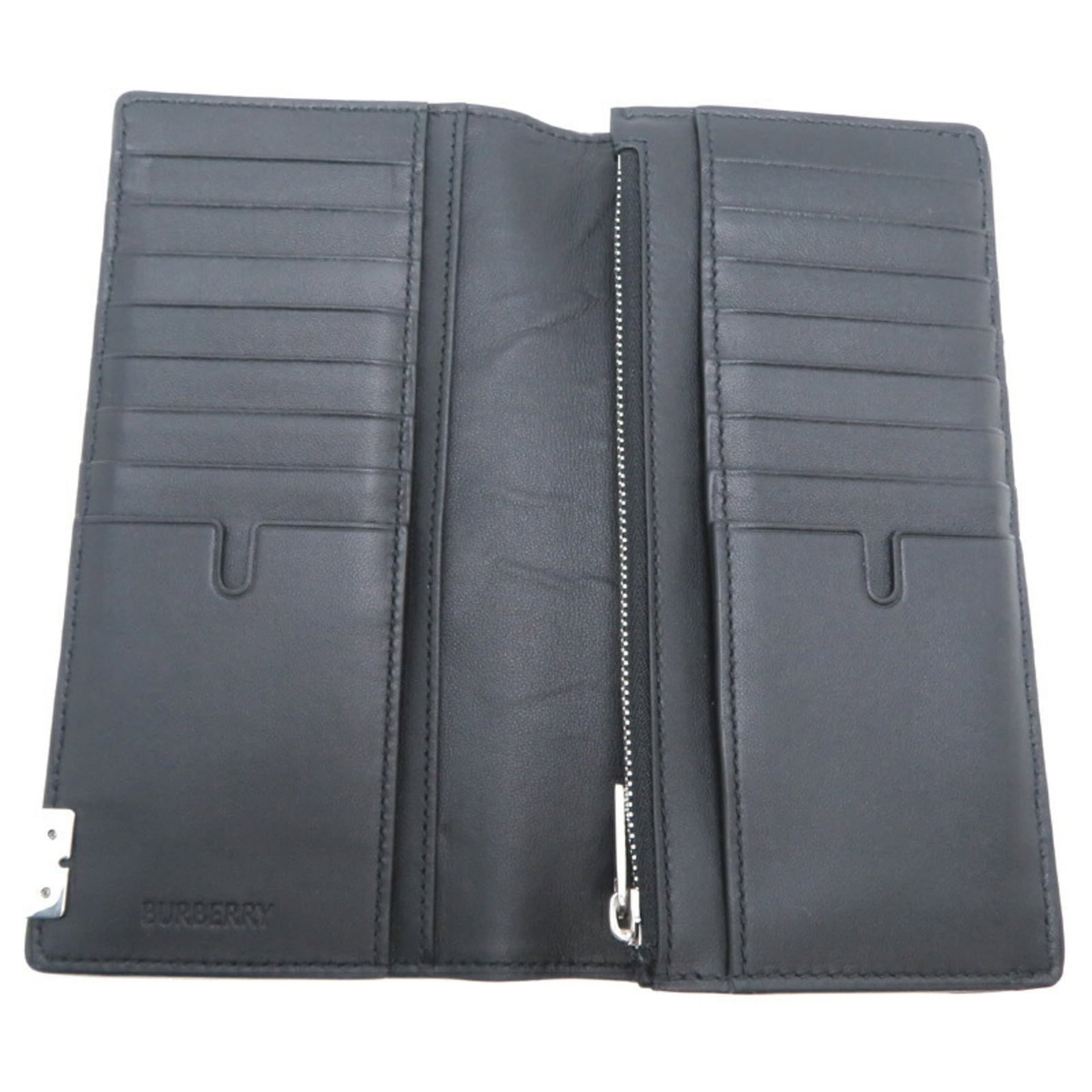 Long Wallet Bi Fold Leather - 5