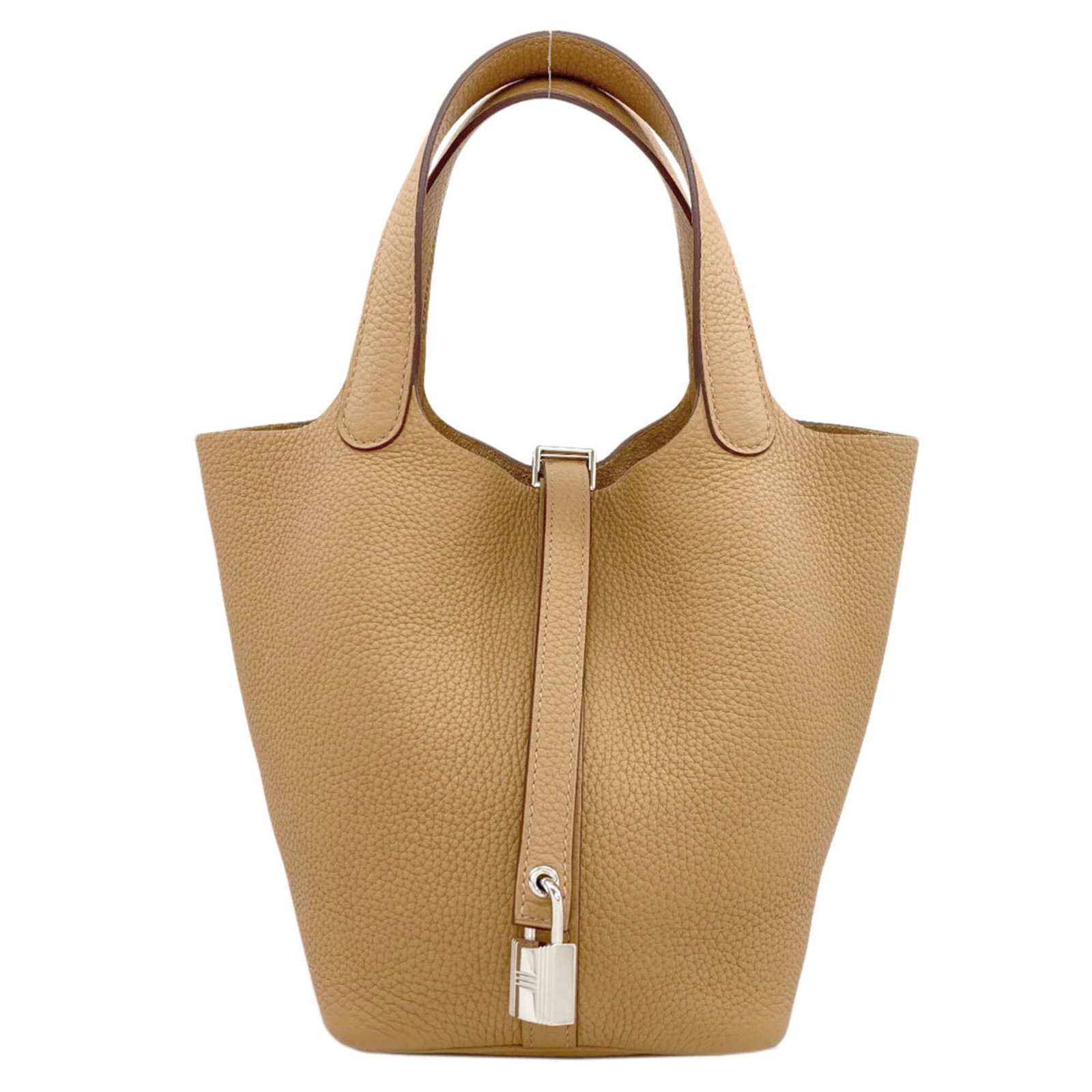 Clemence Leather Handbag Taurillon Hermes: Clemence Leather Handbag Taurillon Hermes Taurillon clemence leather gives this handbag a rich, luxurious feel. The classic design and timeless brown color make it a versatile accessory for everyday u