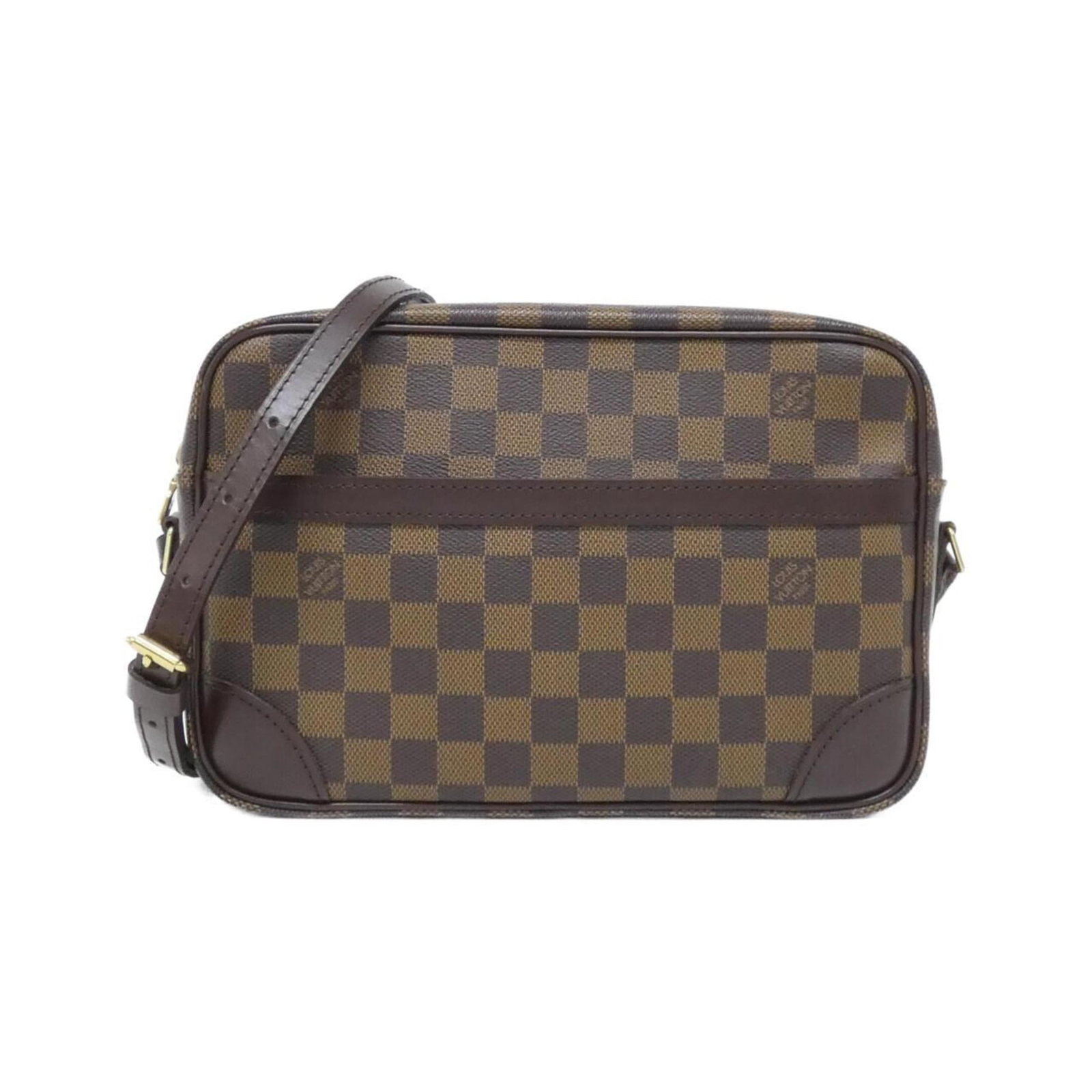 Canvas Coated Louis Vuitton Bag Shoulder: Canvas Coated Louis Vuitton Bag Shoulder Coated canvas construction provides a durable and stylish finish, while the classic brown color and sleek design make for a timeless accessory. Measuring 17cm