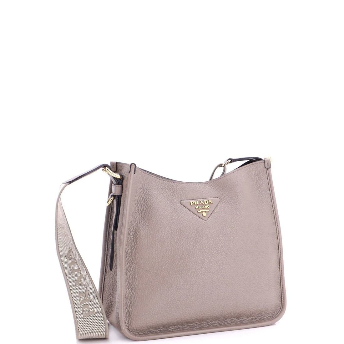 Logo Strap Hobo Medium Leather - 2