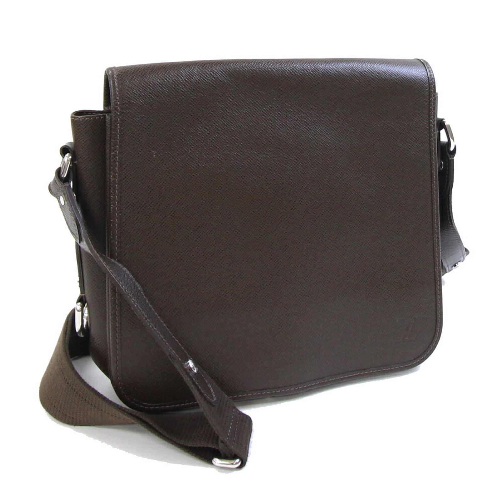 Vuitton Handbag Leather Taiga Shoulder Bag: Vuitton Handbag Leather Taiga Shoulder Bag Taiga leather in a rich brown color, this Louis Vuitton M32488 shoulder bag boasts an open pocket and a spacious inner compartment for organization. The