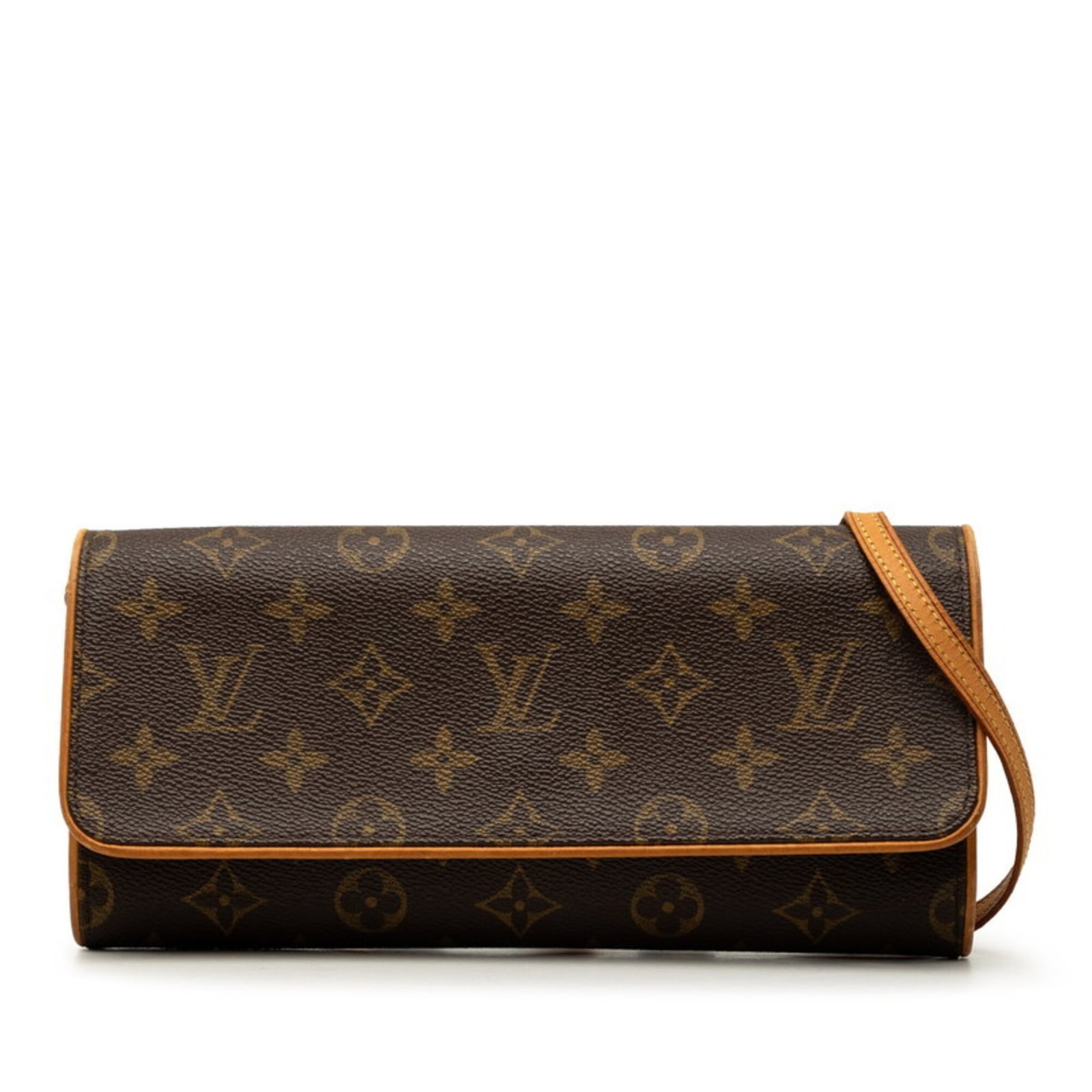 Vuitton Leather Pochette Bag Shoulder Pvc Louis: Vuitton Leather Pochette Bag Shoulder Pvc Louis Brown Louis Vuitton MPN M51852 Pochette Bag with PVC and Leather Construction, 11.5cm x 24.5cm x 2cm. This shoulder bag features a unique combination