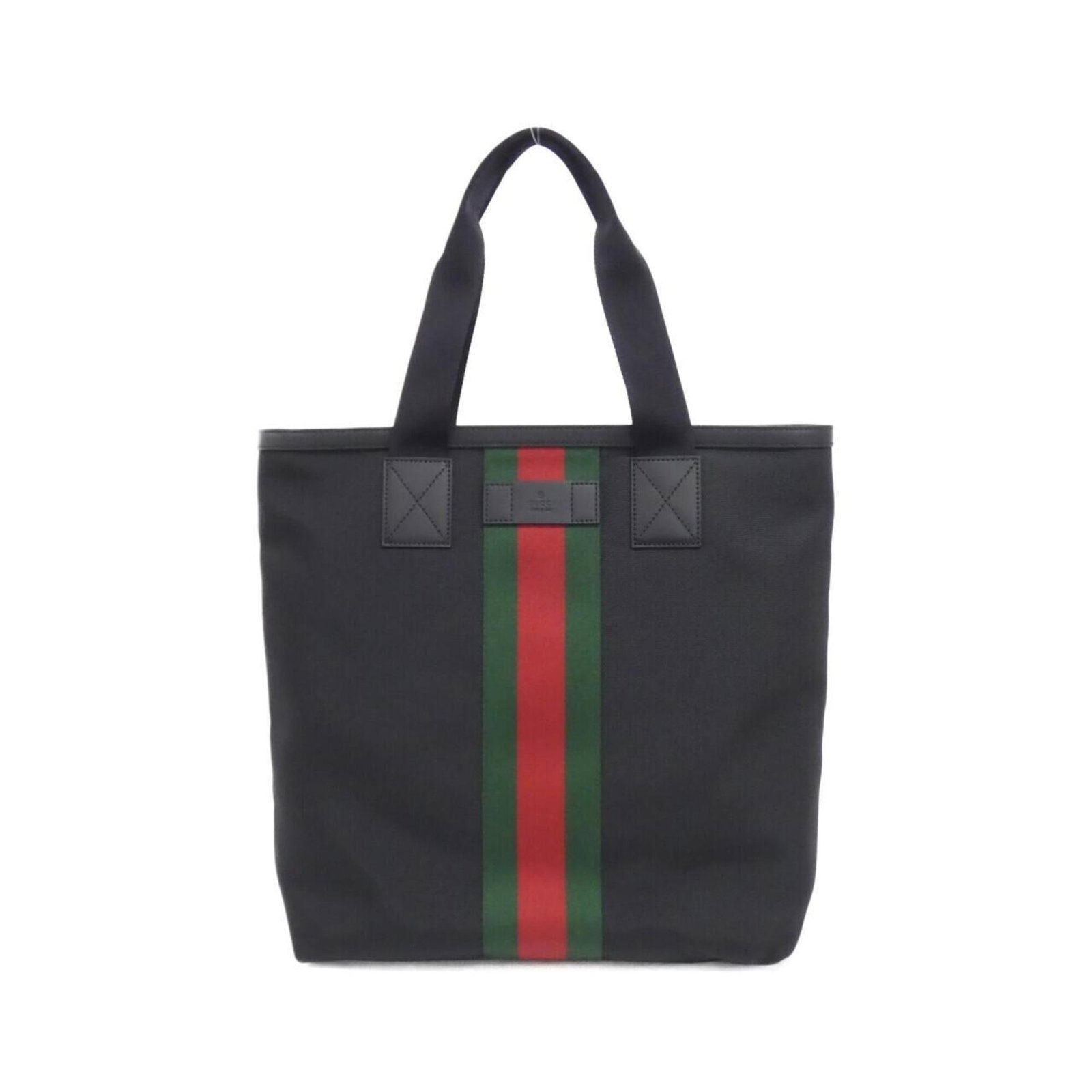 Handbag Canvas Gucci: Handbag Canvas Gucci Canvas Gucci handbag in black, featuring a size of 37cm x 34cm x 14cm. This black canvas handbag is made of canvas material and has a signature. Item Specifics: Brand: Gucci MPN: