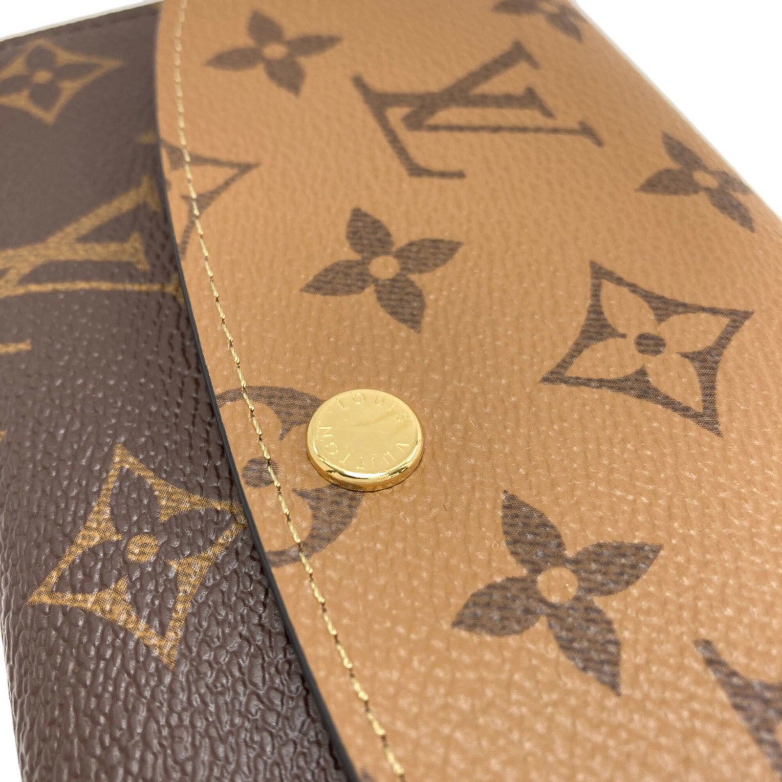 Long Wallet Bi Fold Monogram Louis Vuitton Reverse - 11