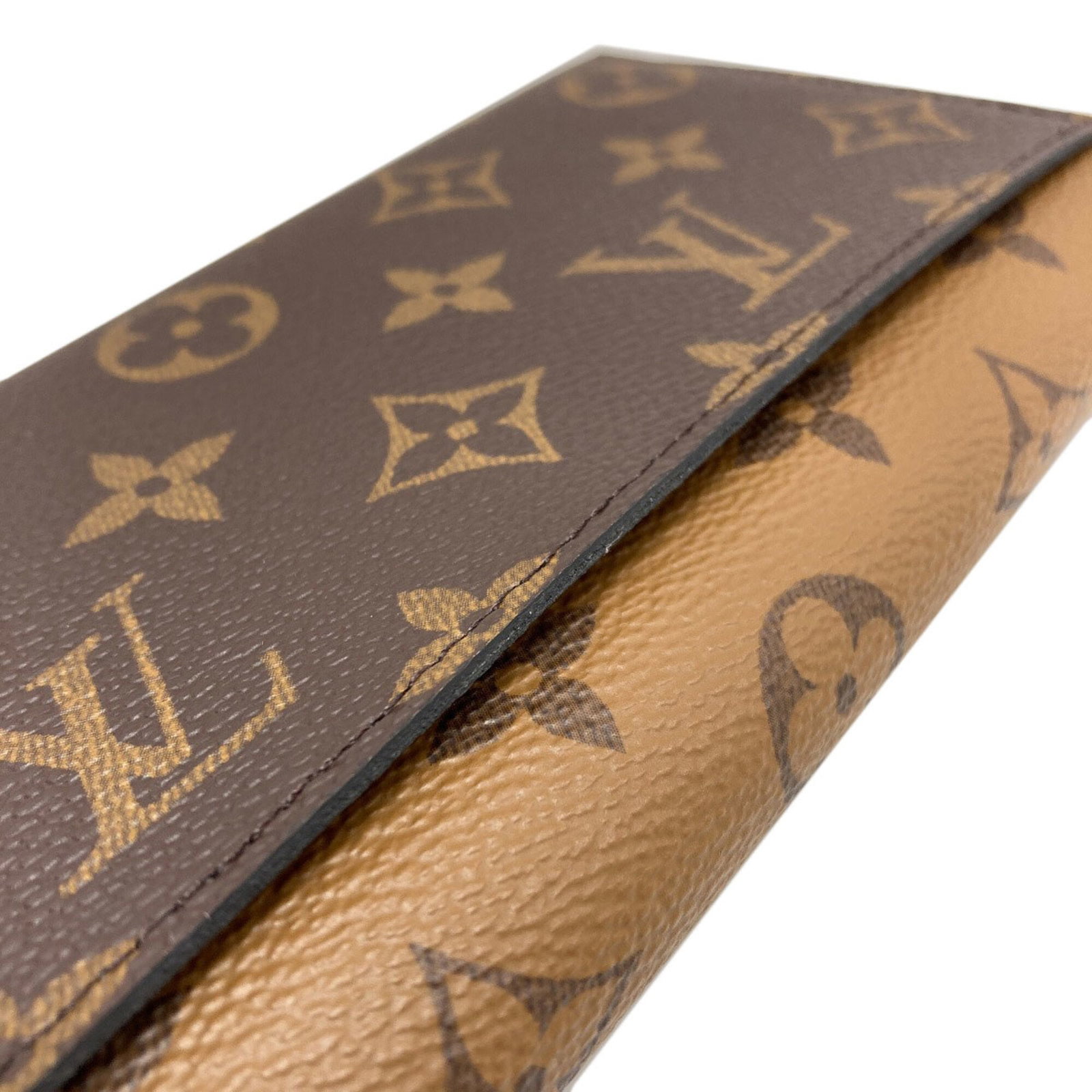 Long Wallet Bi Fold Monogram Louis Vuitton Reverse - 13