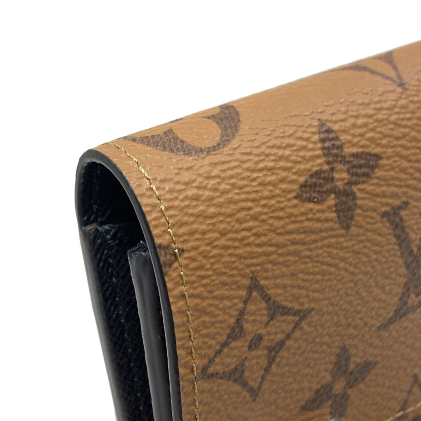 Long Wallet Bi Fold Monogram Louis Vuitton Reverse - 15