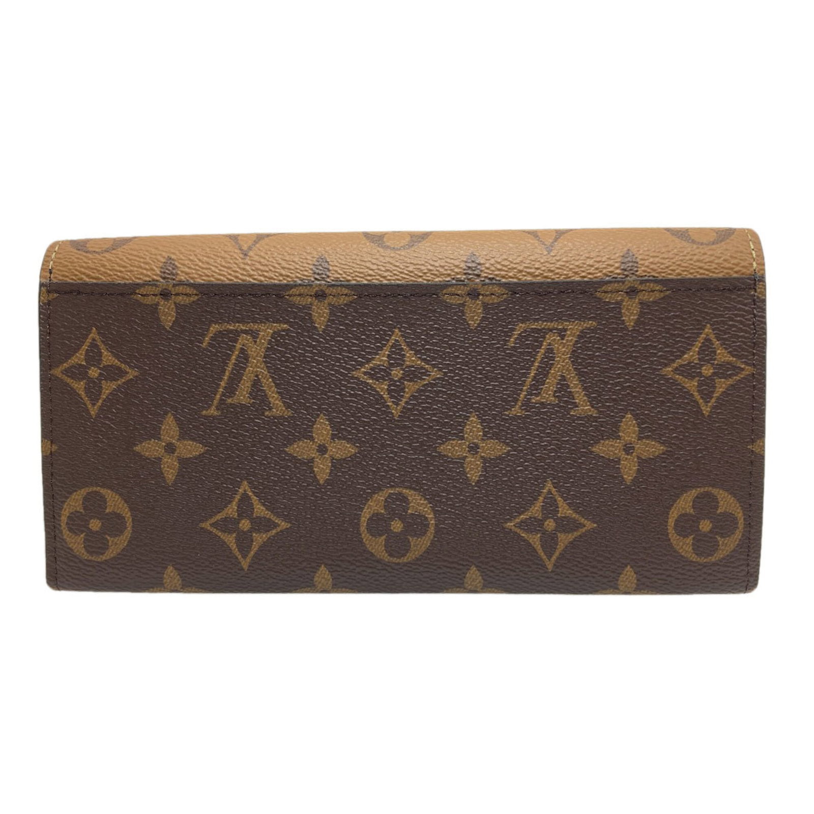 Long Wallet Bi Fold Monogram Louis Vuitton Reverse - 2