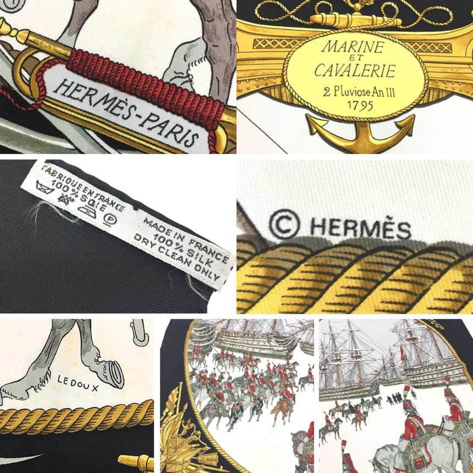Silk Hermes Scarf - 2