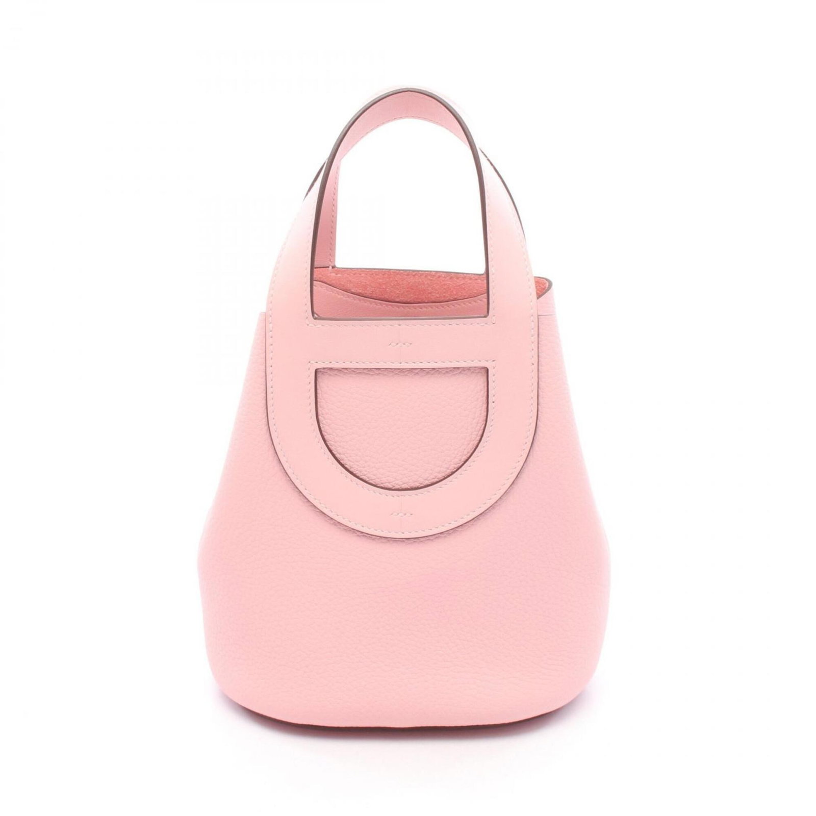 Swift Hermes Taurillon Clemence Leather: Swift Hermes Taurillon Clemence Leather Swift Hermes Taurillon Clemence Leather is a unique handbag featuring Taurillon clemence leather, Swift leather, and silver hardware. Its distinctive pink and